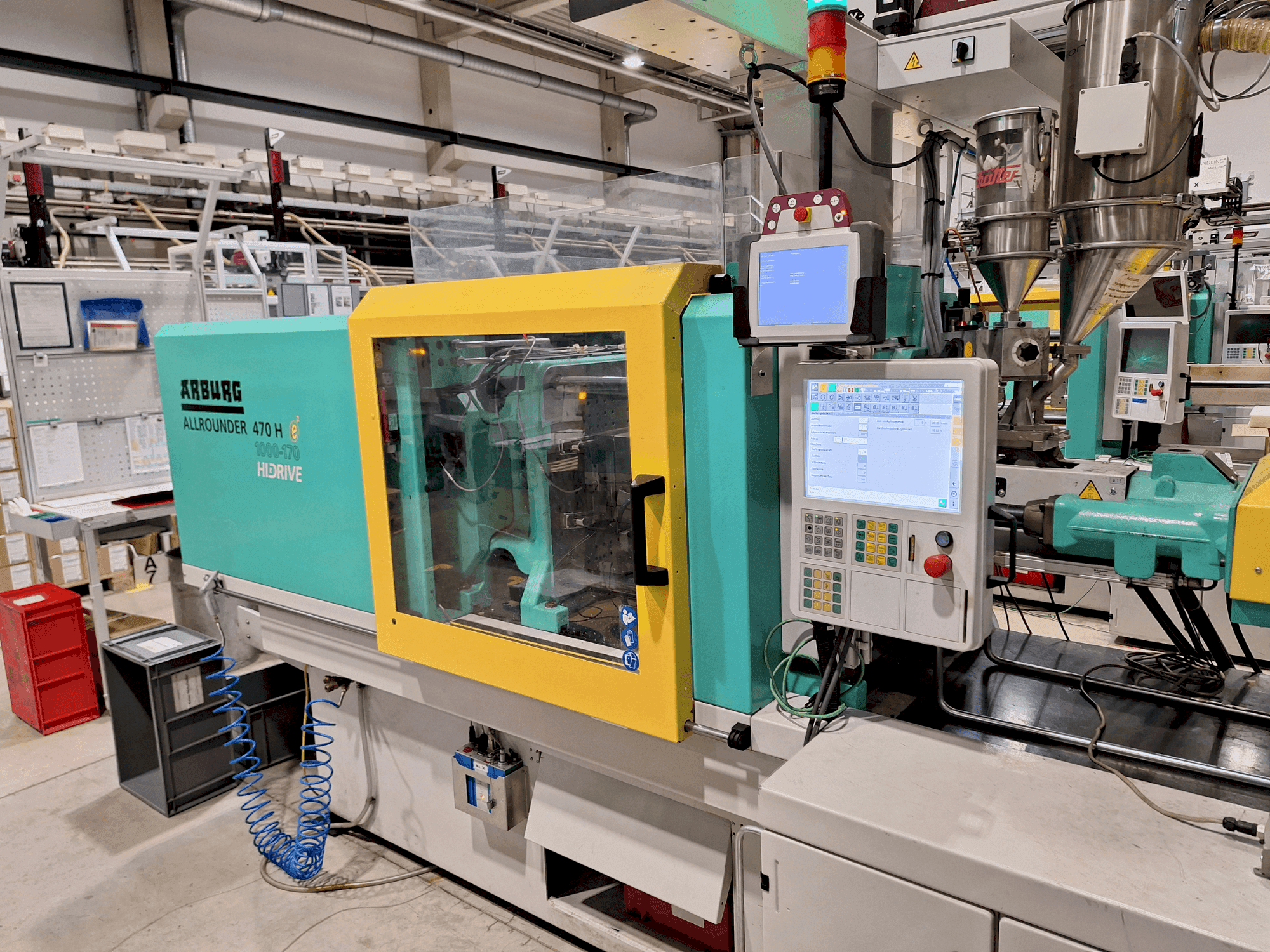 Вид станка Arburg 470 H 1000-170 спереди