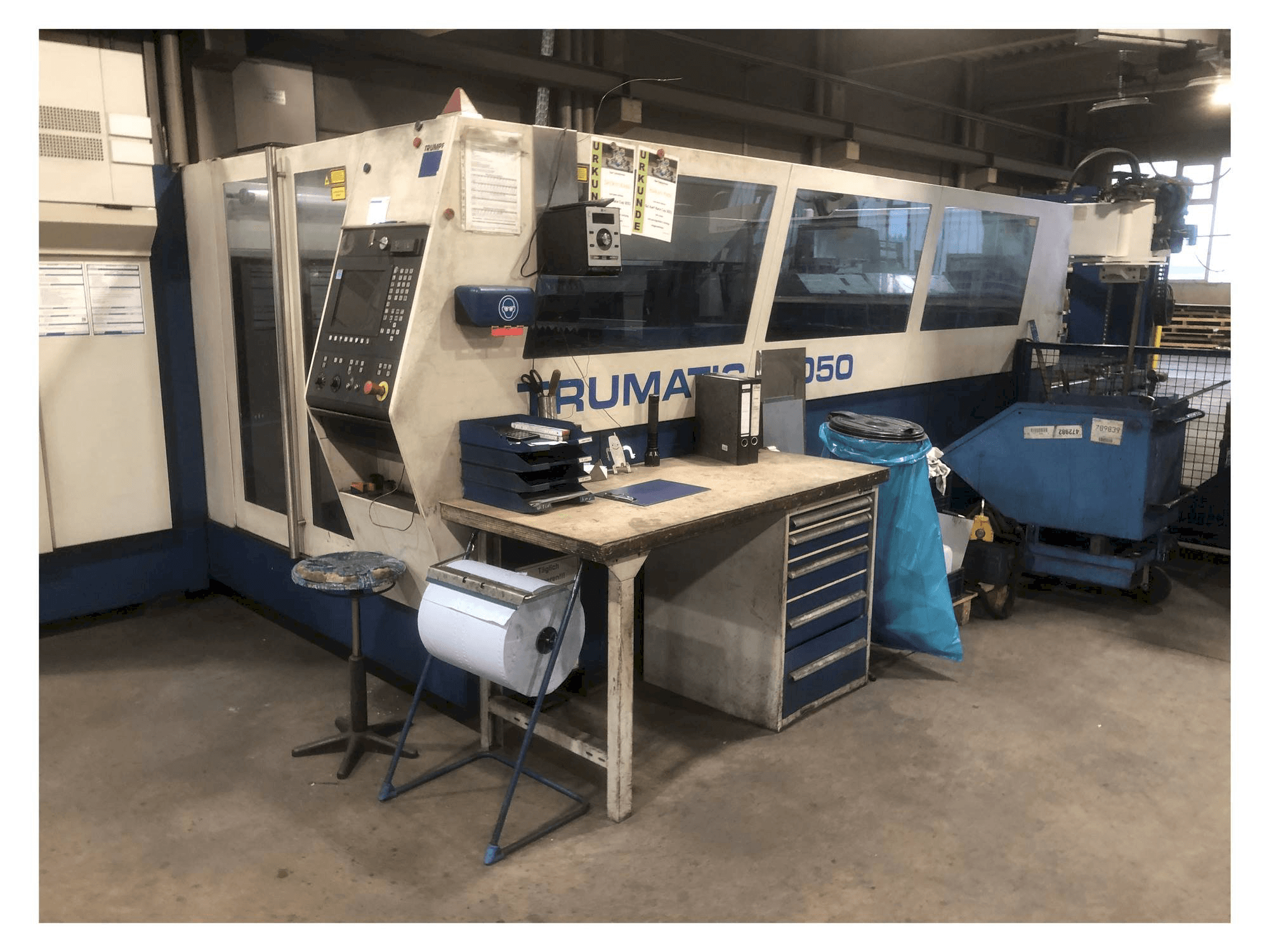 Вид станка TRUMPF Trumatic L3050 спереди
