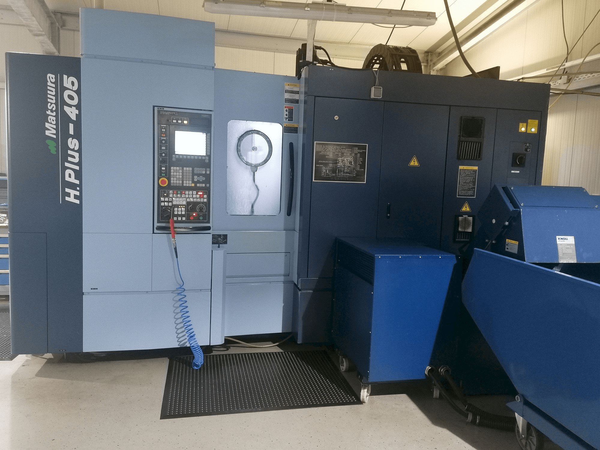 Вид станка Matsuura H-PLUS-405 спереди