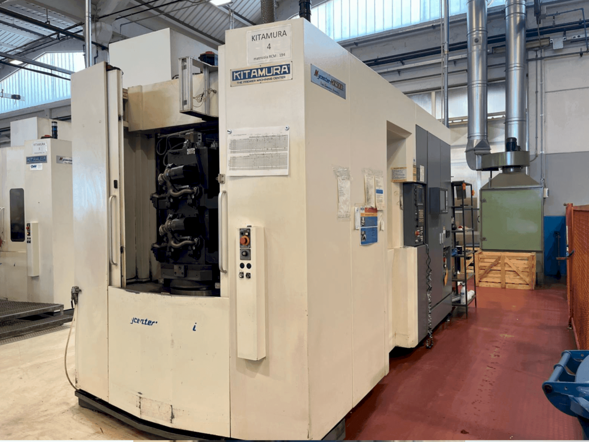 Вид станка Kitamura Mycenter-HX500iTGA спереди