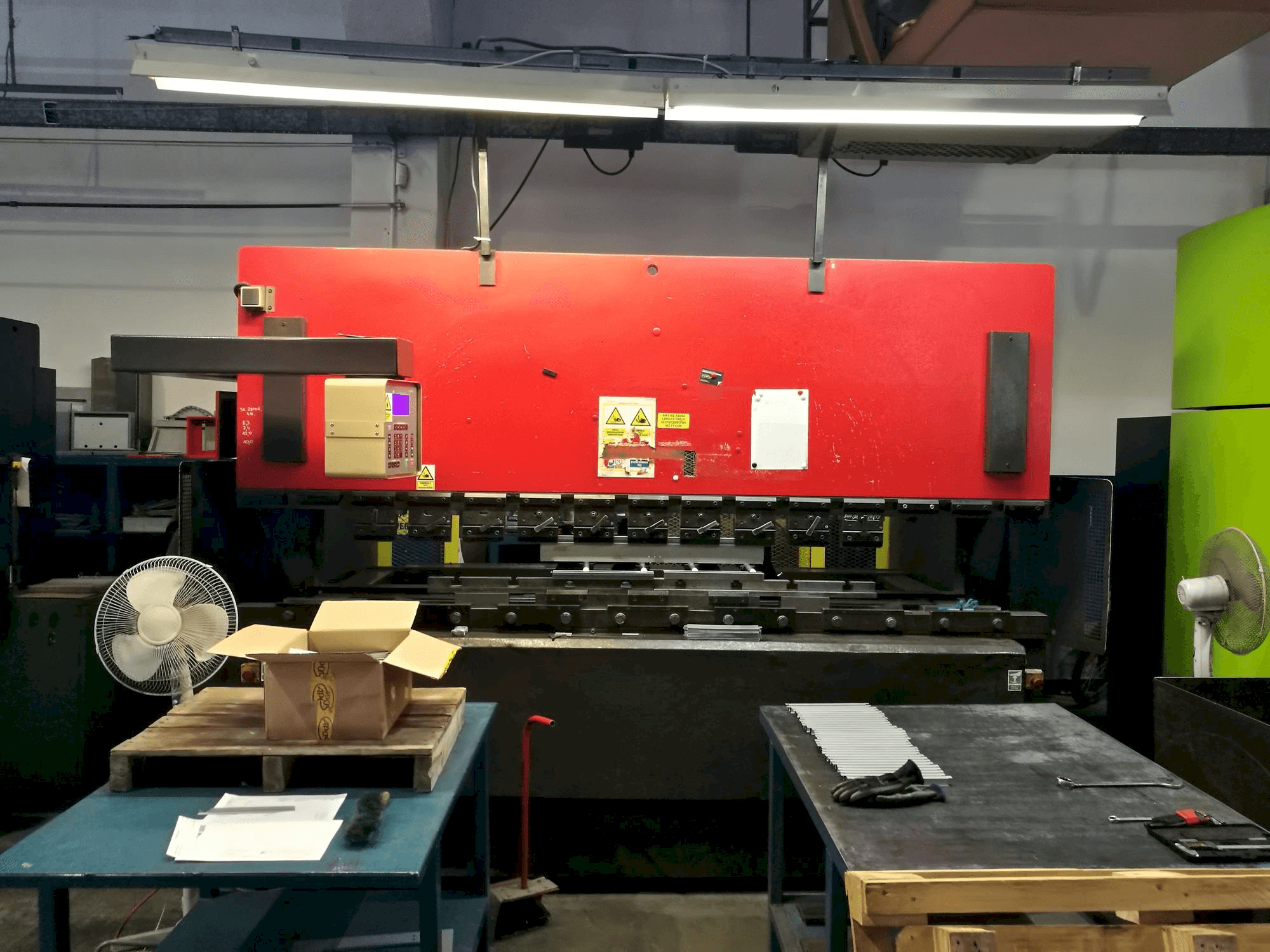 Front view of AMADA ITS machine