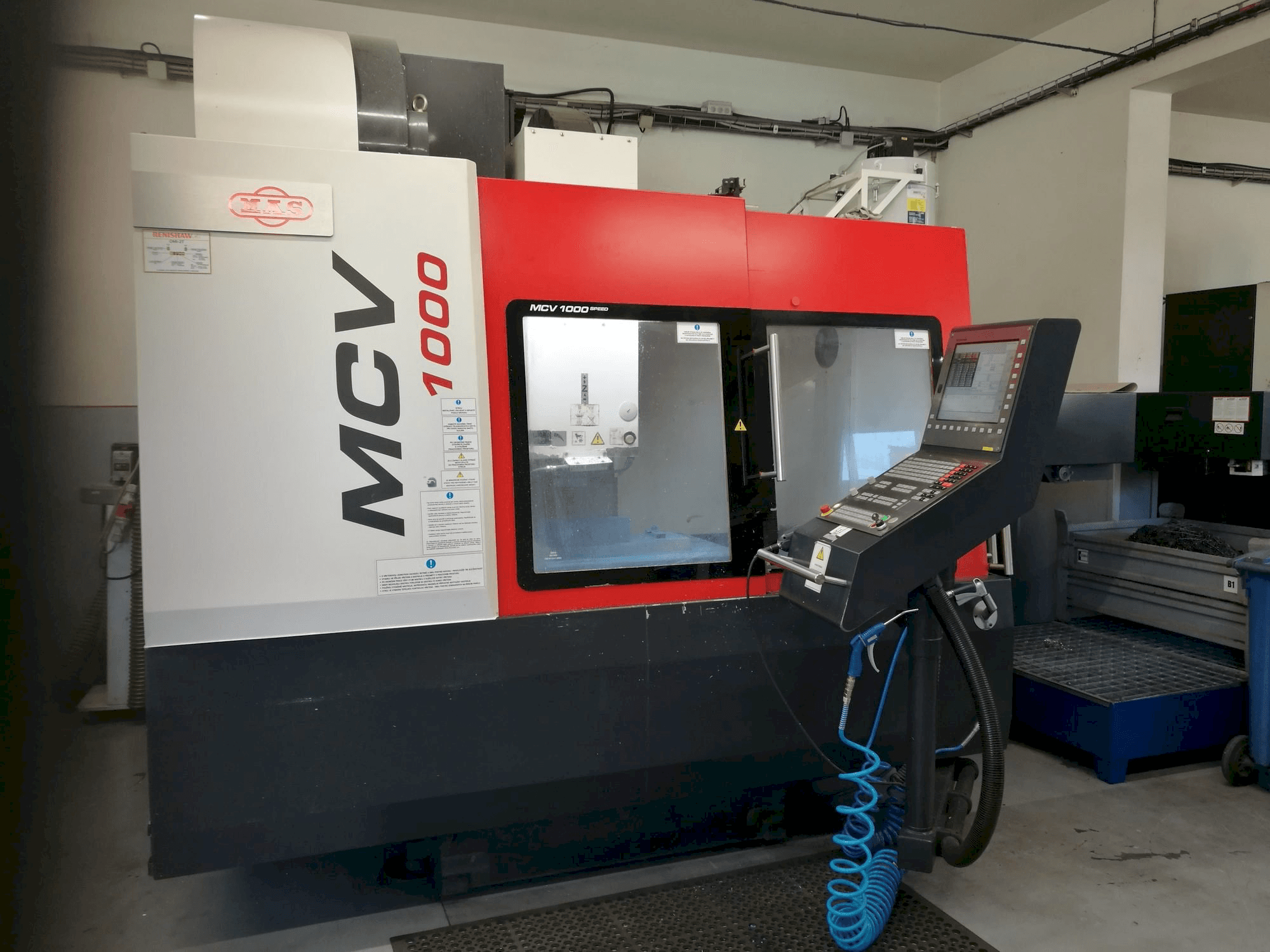 Вид станка KOVOSVIT MAS MCV 1000 Speed спереди