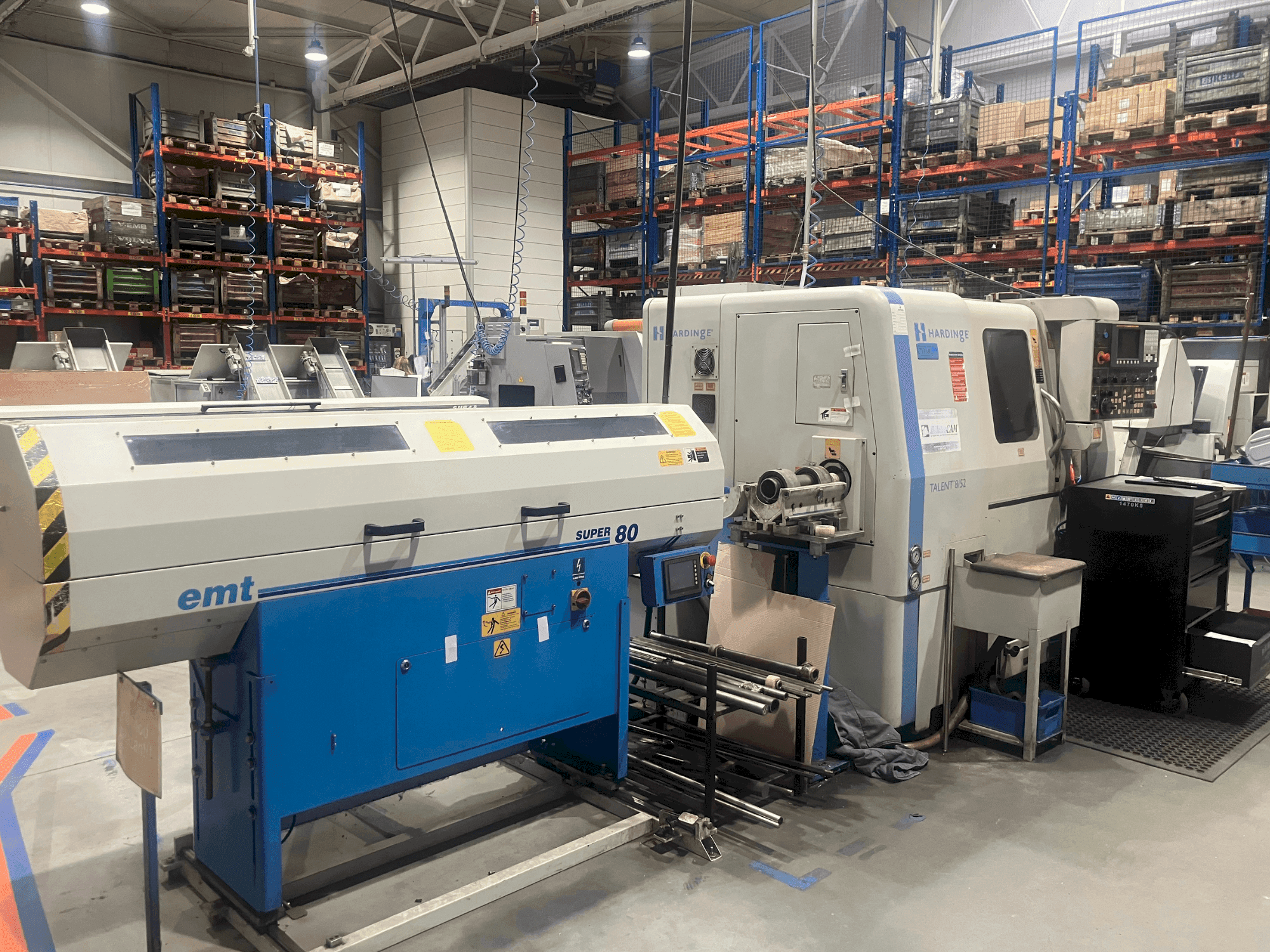 Вид станка HARDINGE Talent 8/52 спереди