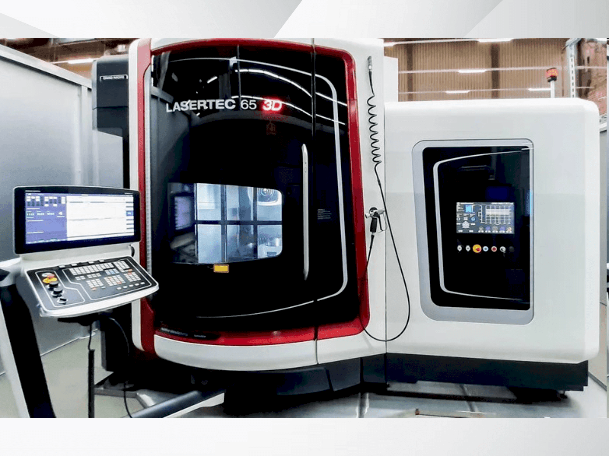 Вид станка DMG MORI Lasertec 65 спереди