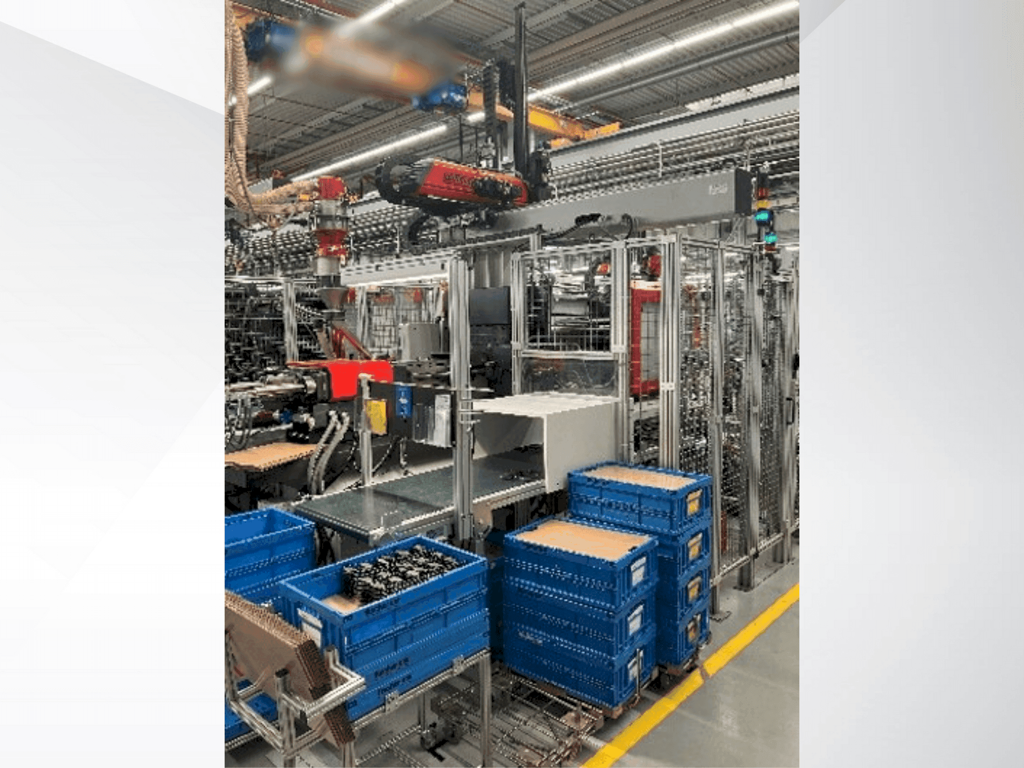 Вид станка Arburg Allrounder 470 S 1300-350 (2004) спереди