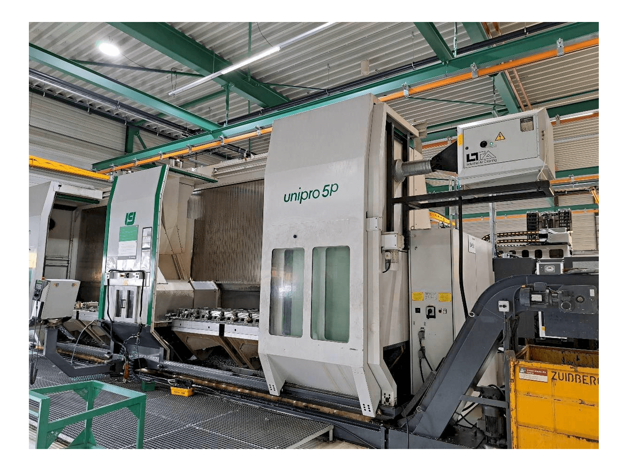 Вид станка Unisign Unipro 5P спереди