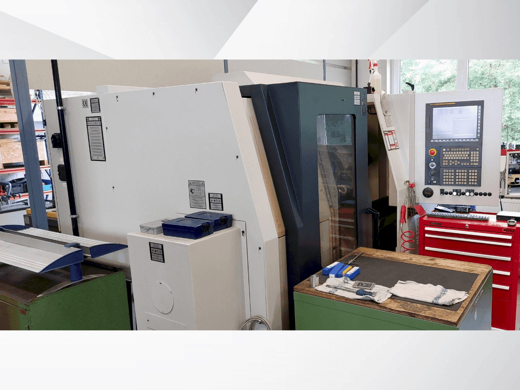 Вид станка SPINNER TC 600 65 MC спереди