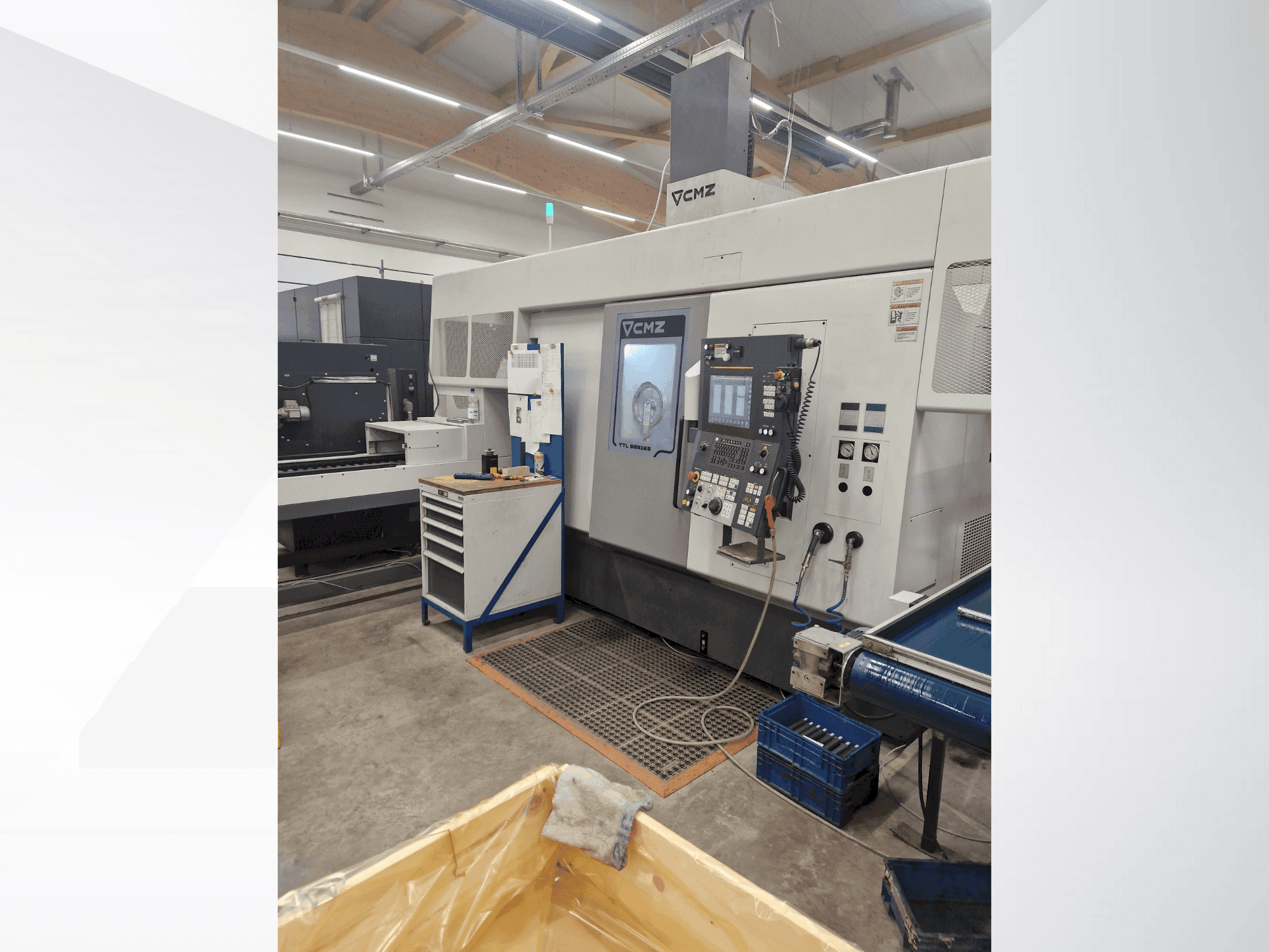 Вид станка CMZ TTL-66-66-TTY-T2Y спереди