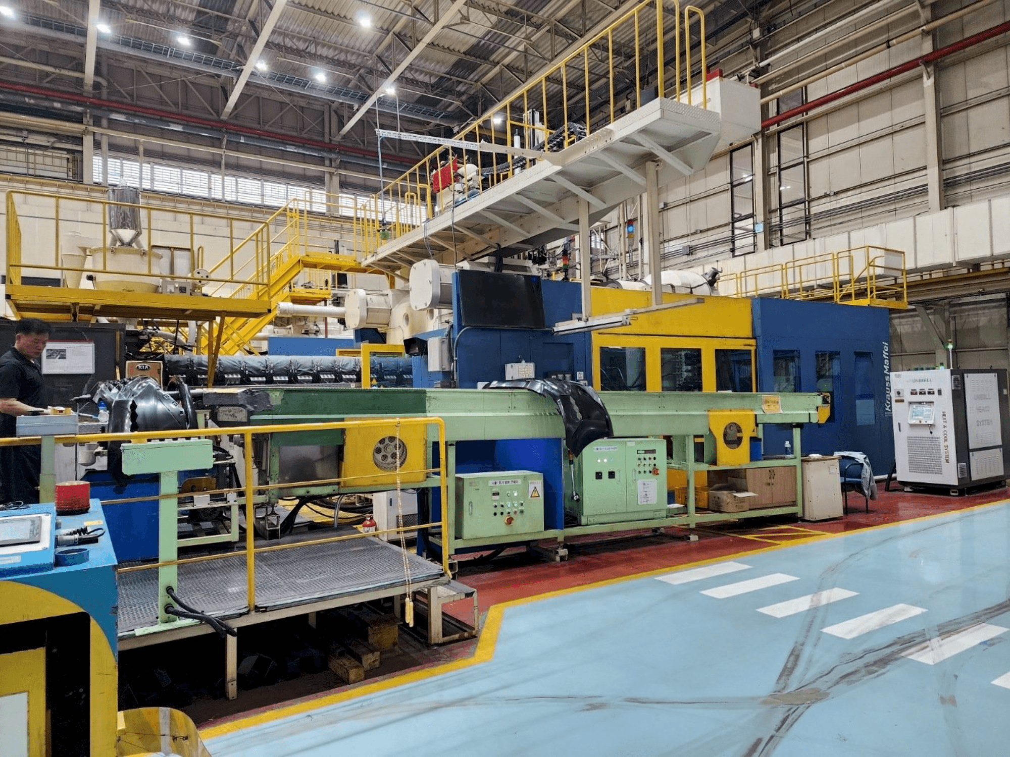 Вид станка Krauss Maffei 3200-24500 спереди