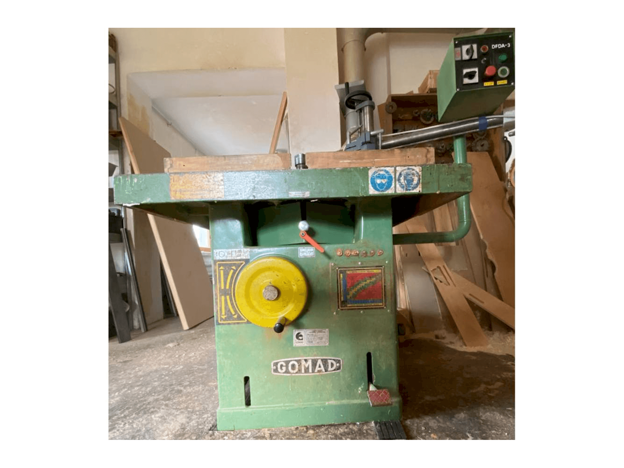 Вид станка GOMAD DFDA-3 спереди