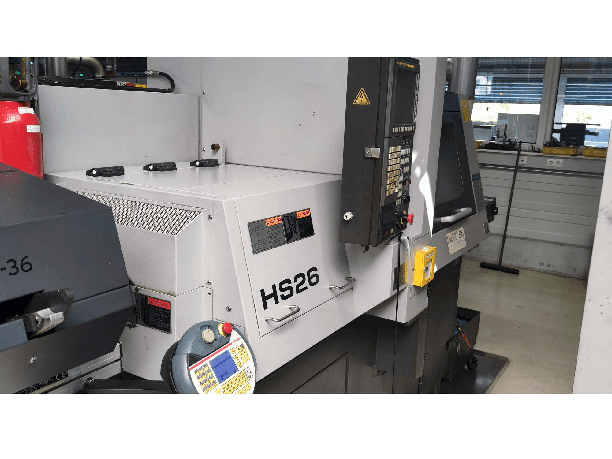 Вид станка с TSUGAMI HS26 правой стороны