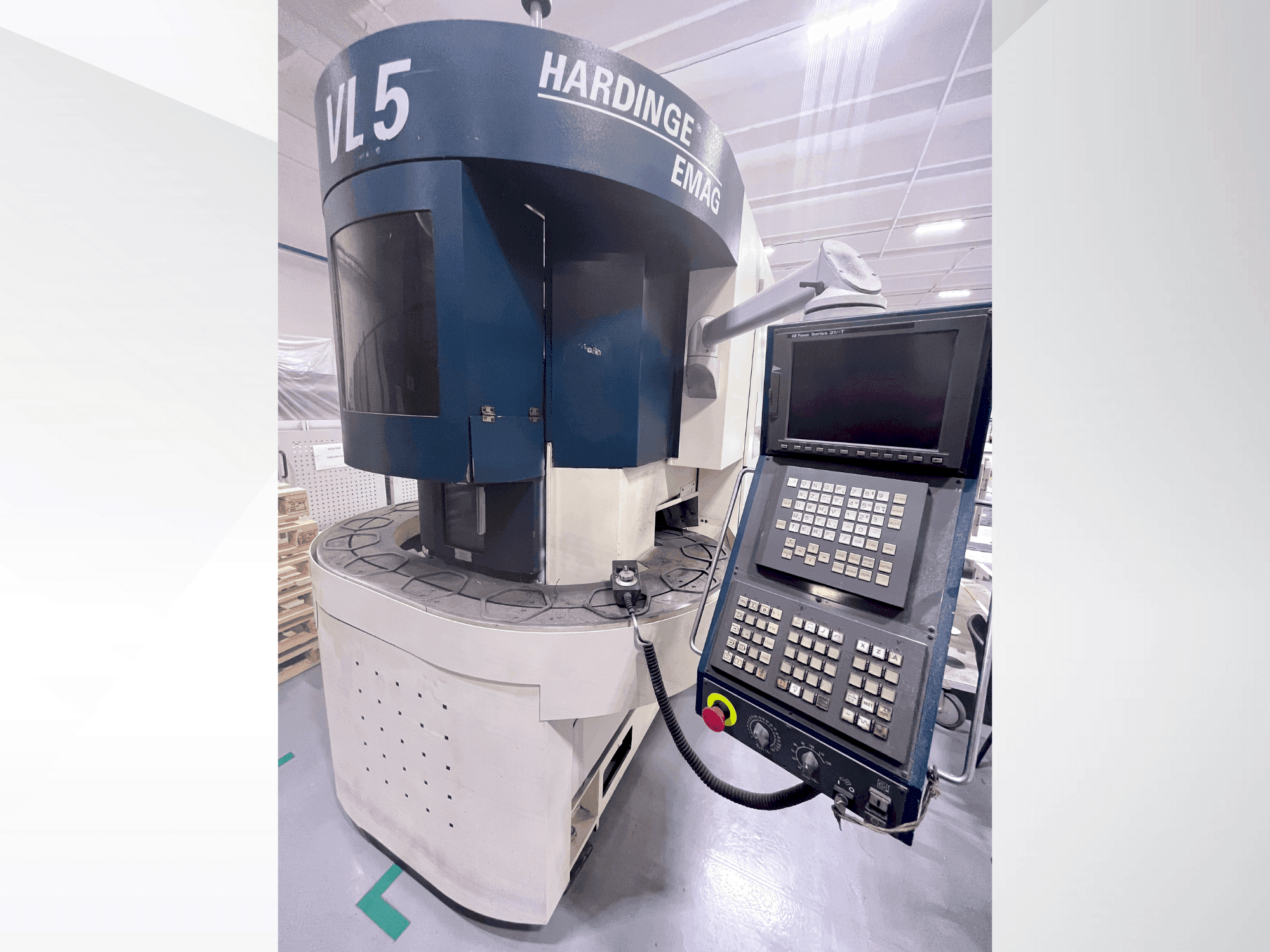 Вид станка HARDINGE VL-5 спереди