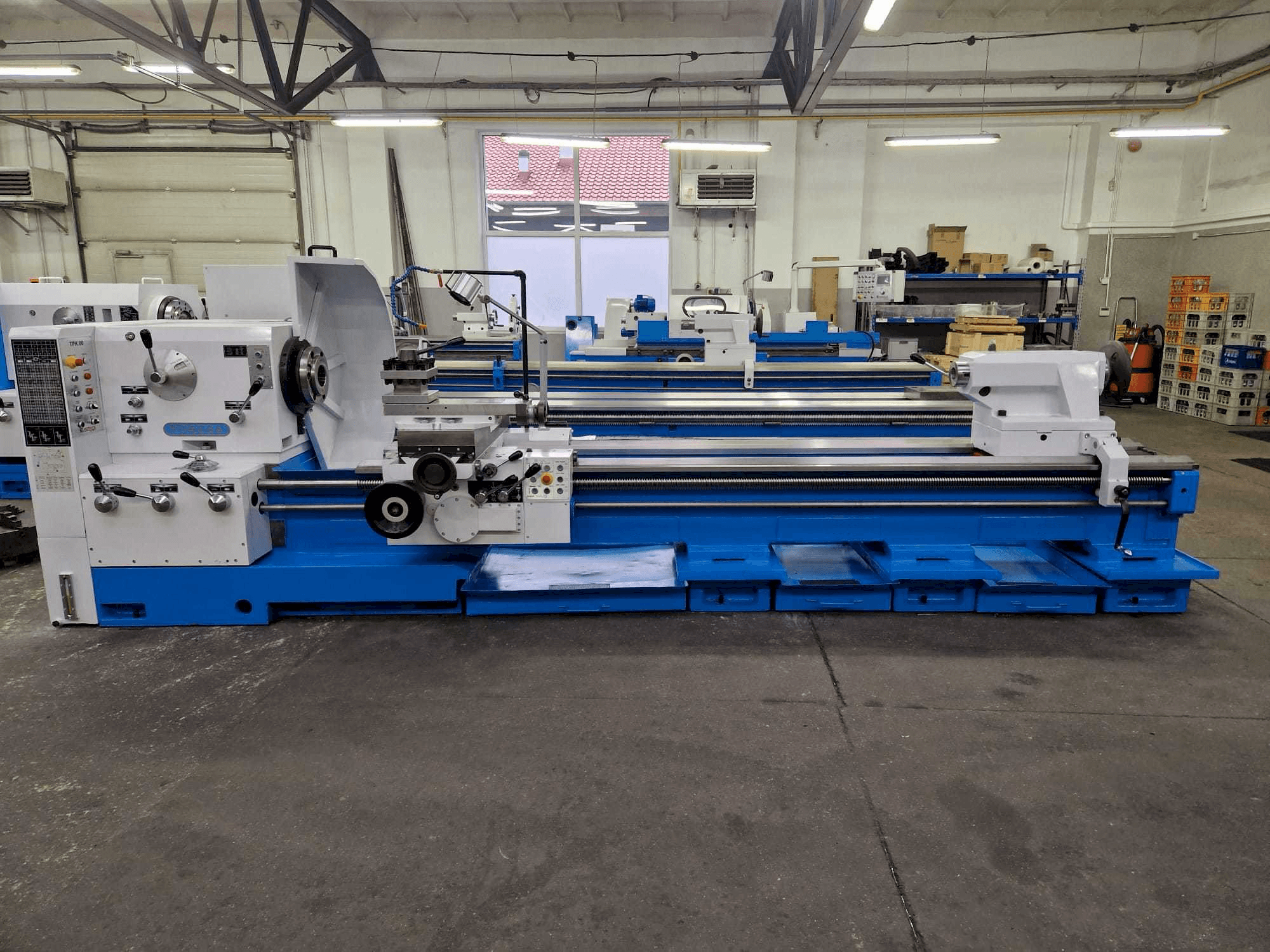 Вид станка Poreba TPK 80 x 3000 спереди