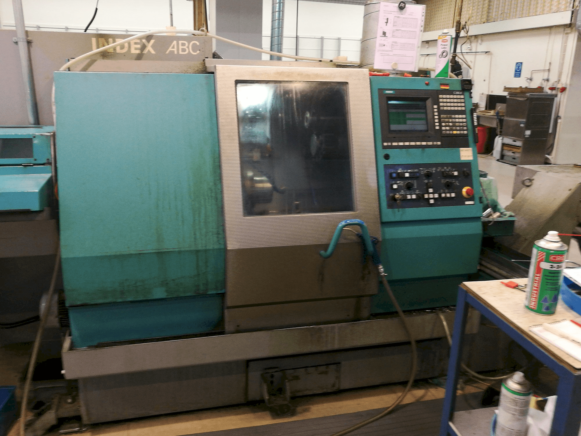 Front view of Index ABC Machine