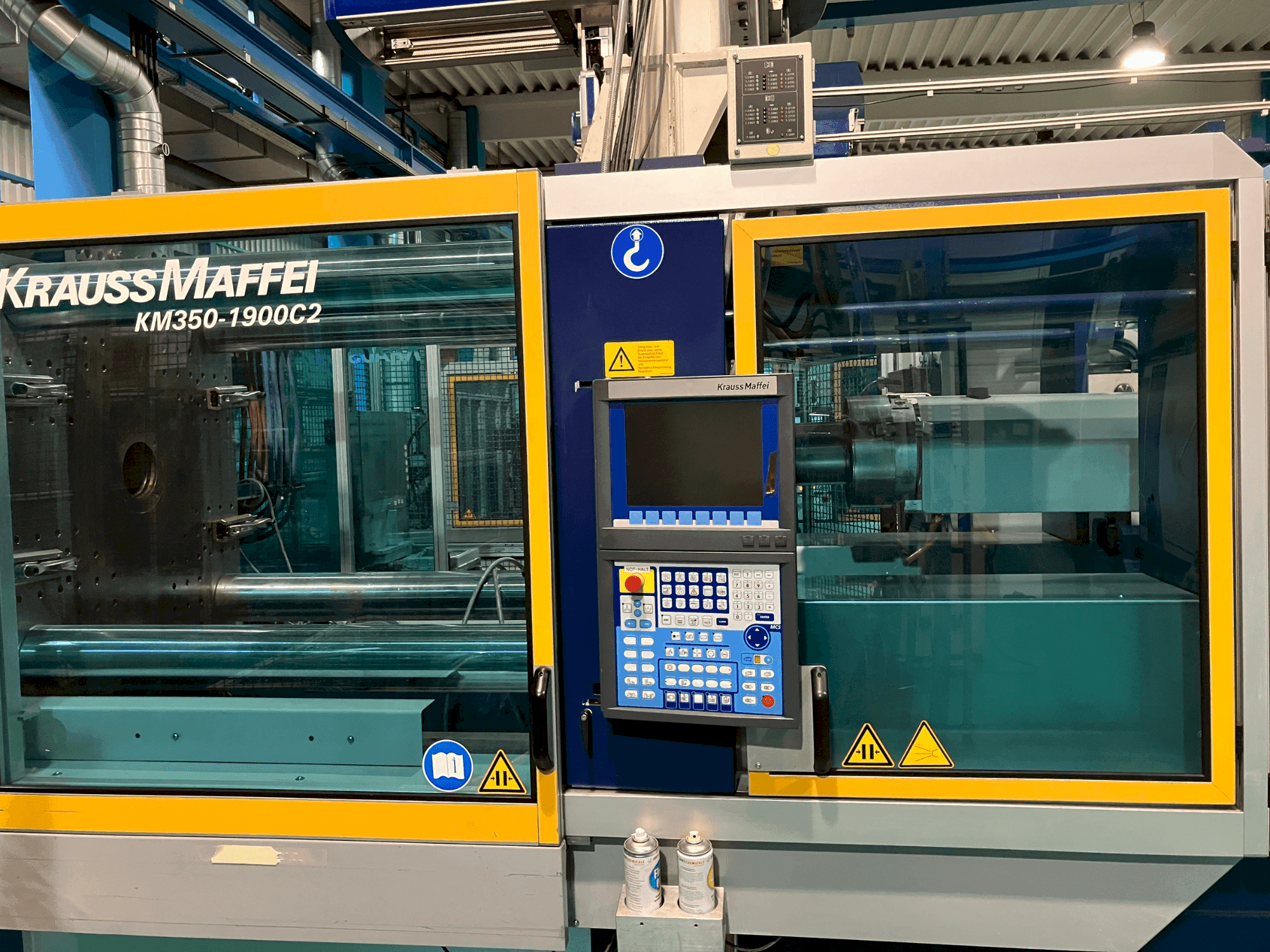 Вид станка Krauss Maffei KM350 спереди