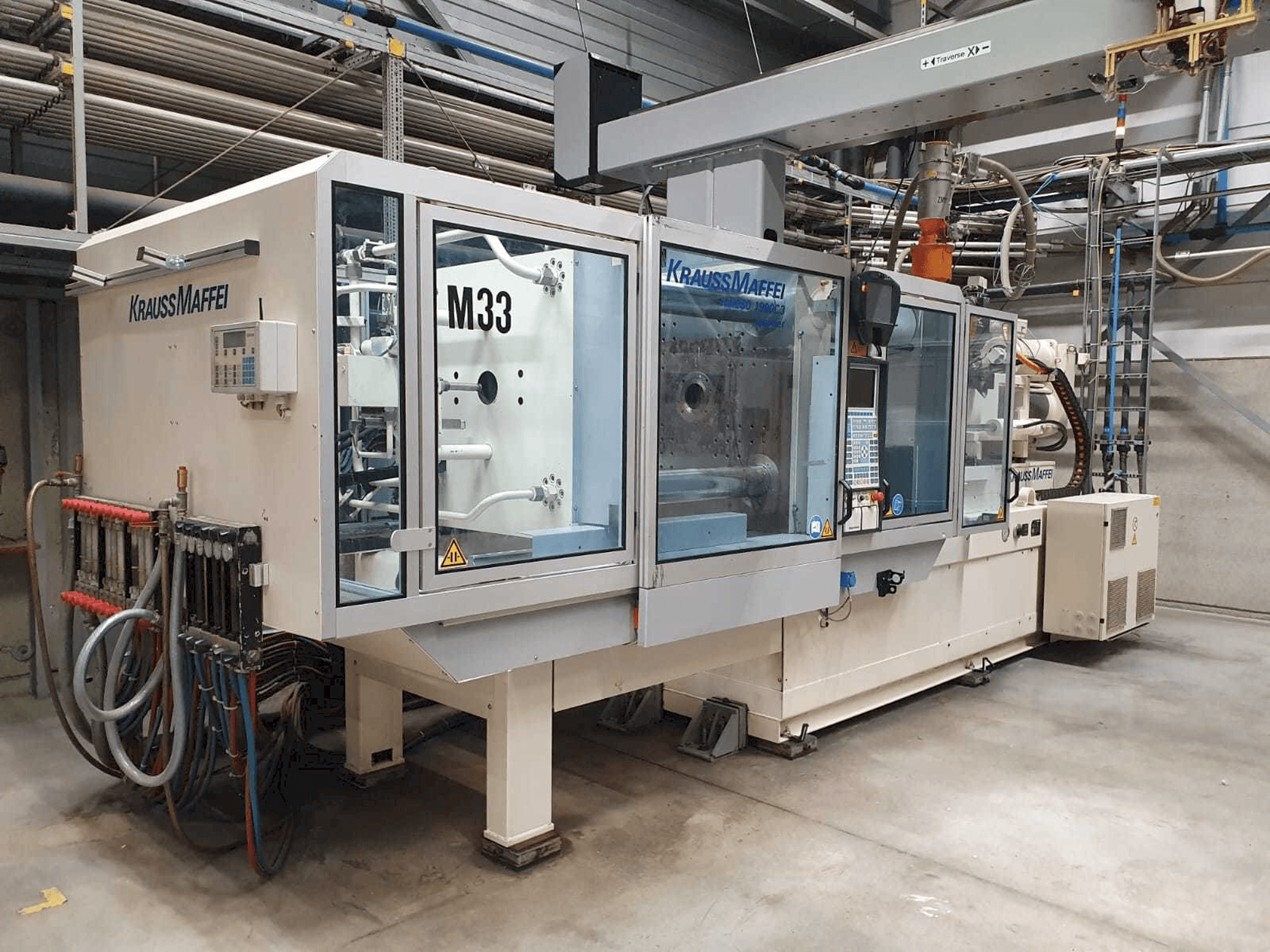 Вид станка Krauss Maffei 280-1900 C3 спереди