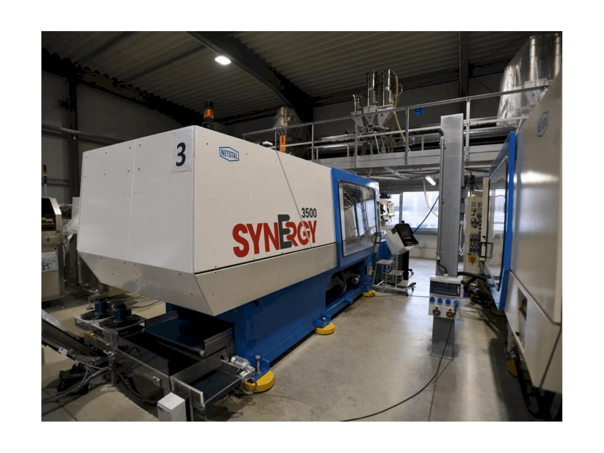 Вид станка Netstal SynErgy 3500-2150 спереди