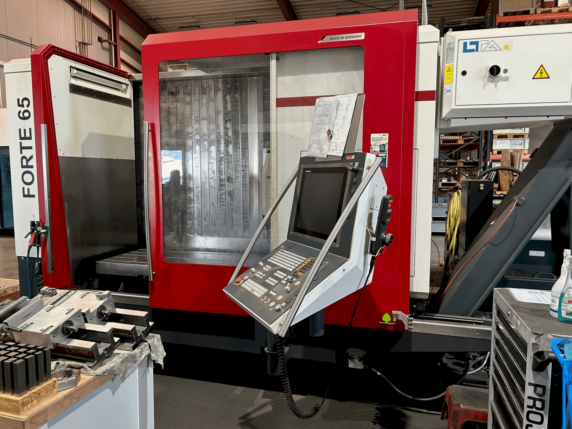 Вид станка HEDELIUS Forte 65 Single 1320 спереди