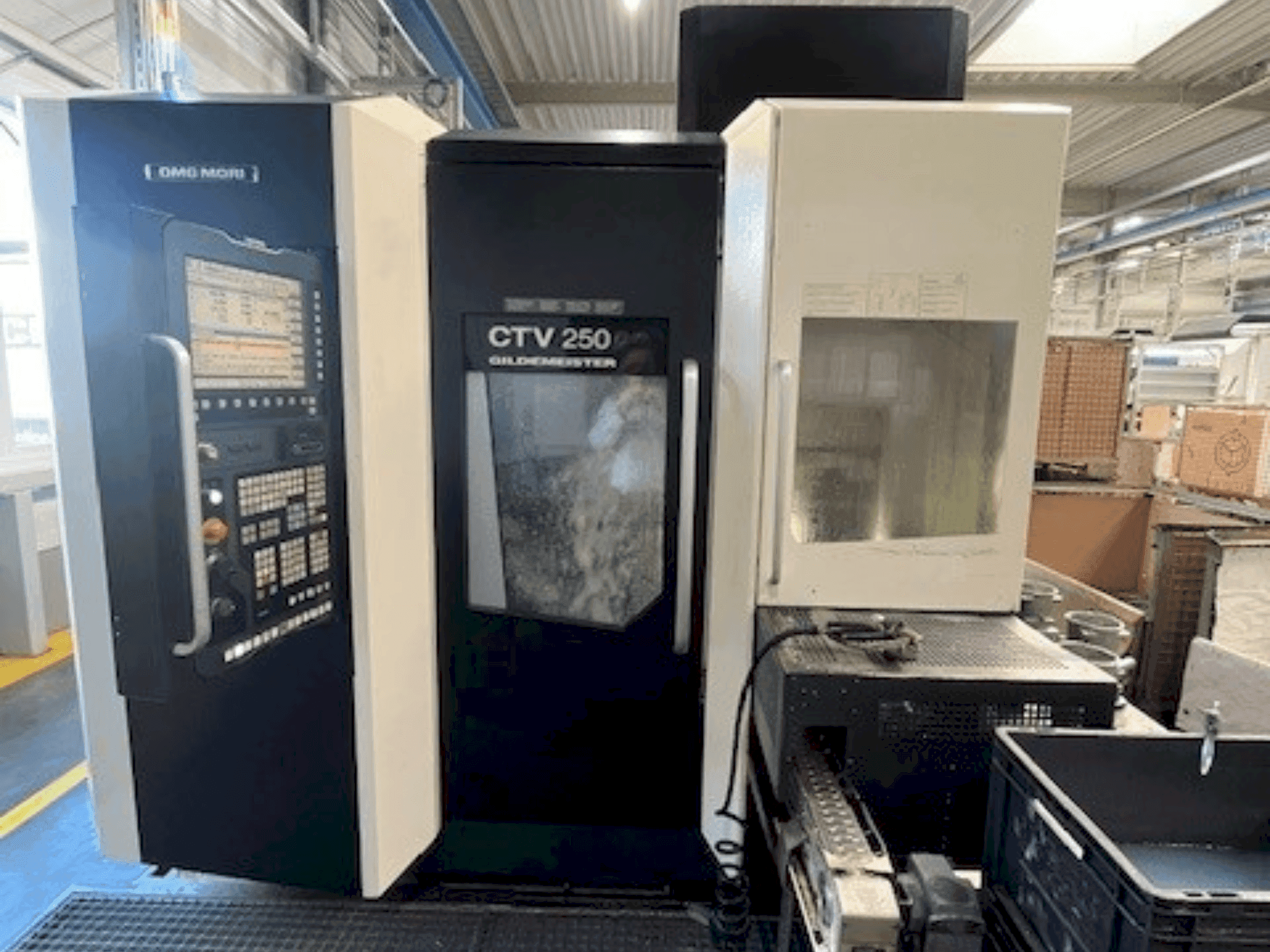 Вид станка DMG MORI Gildemeister CTV 250 2nd спереди
