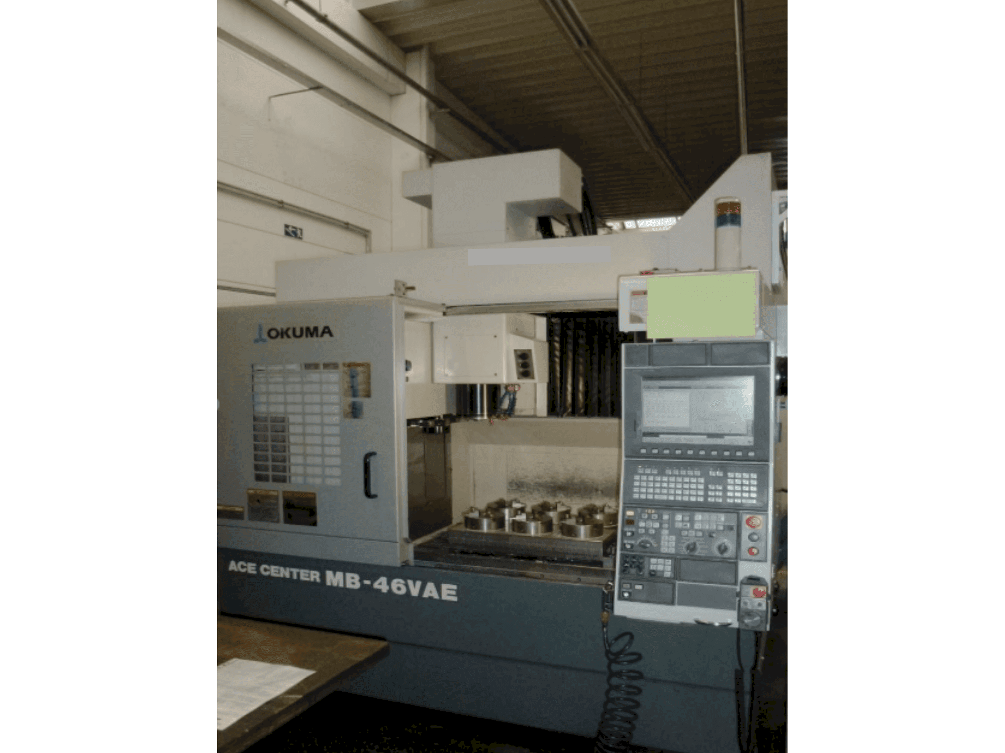 Вид станка Okuma MB-46VAE спереди
