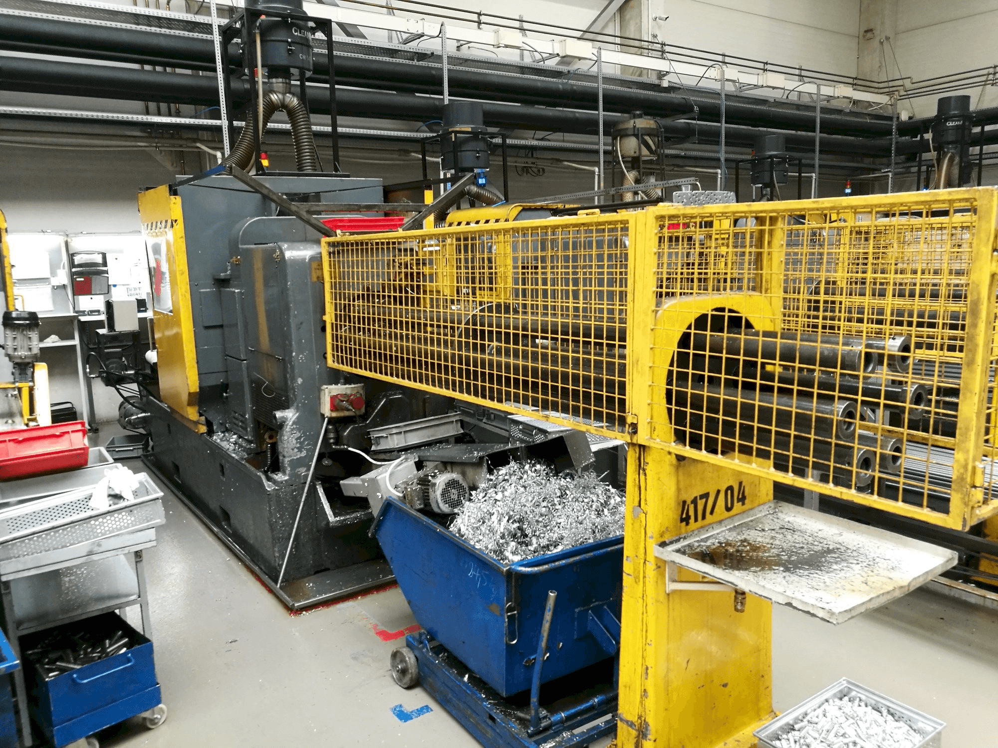 Front view of Wickman 1 3/8"-6 machine