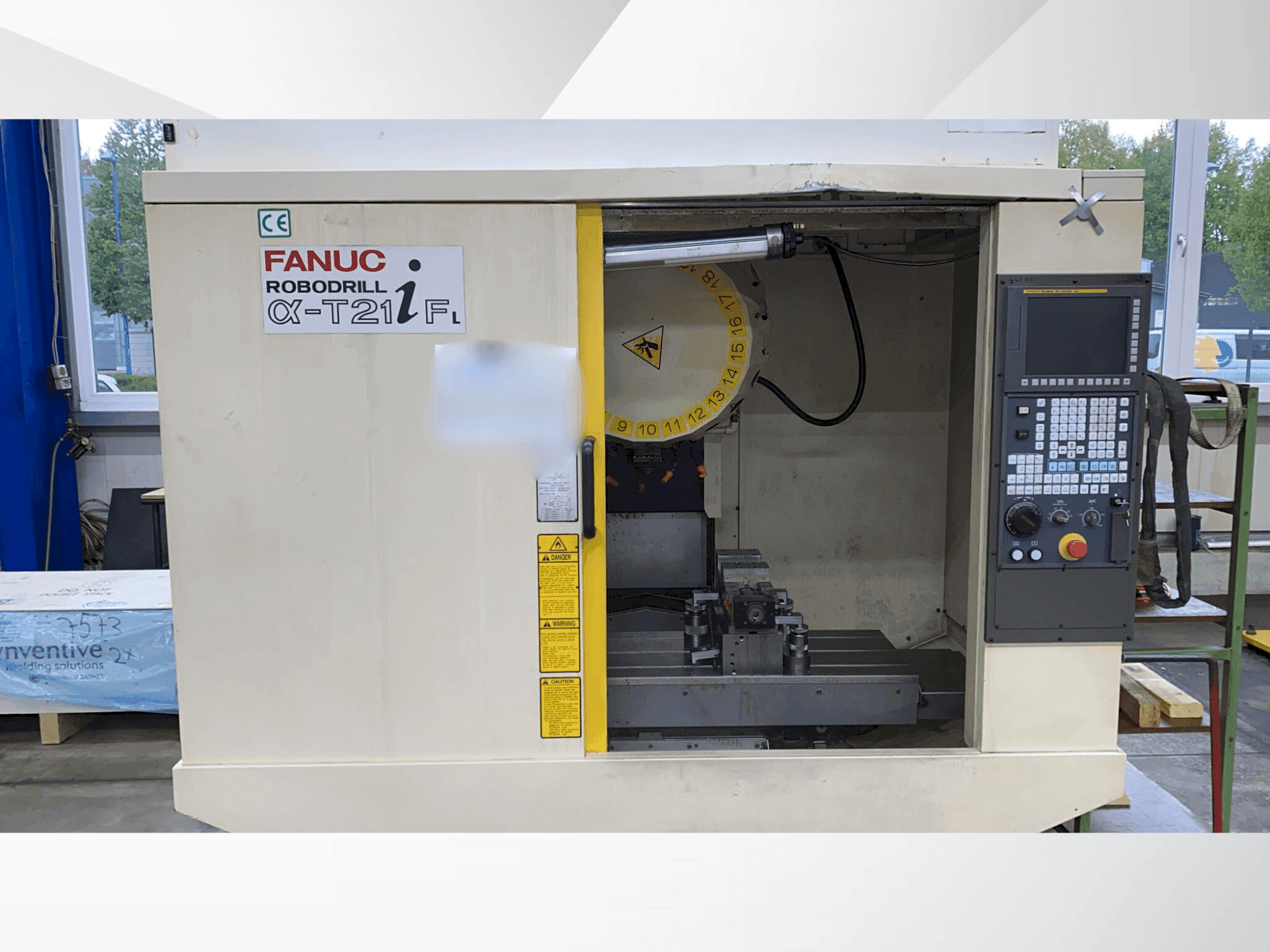 Вид станка FANUC a-T21iFL спереди