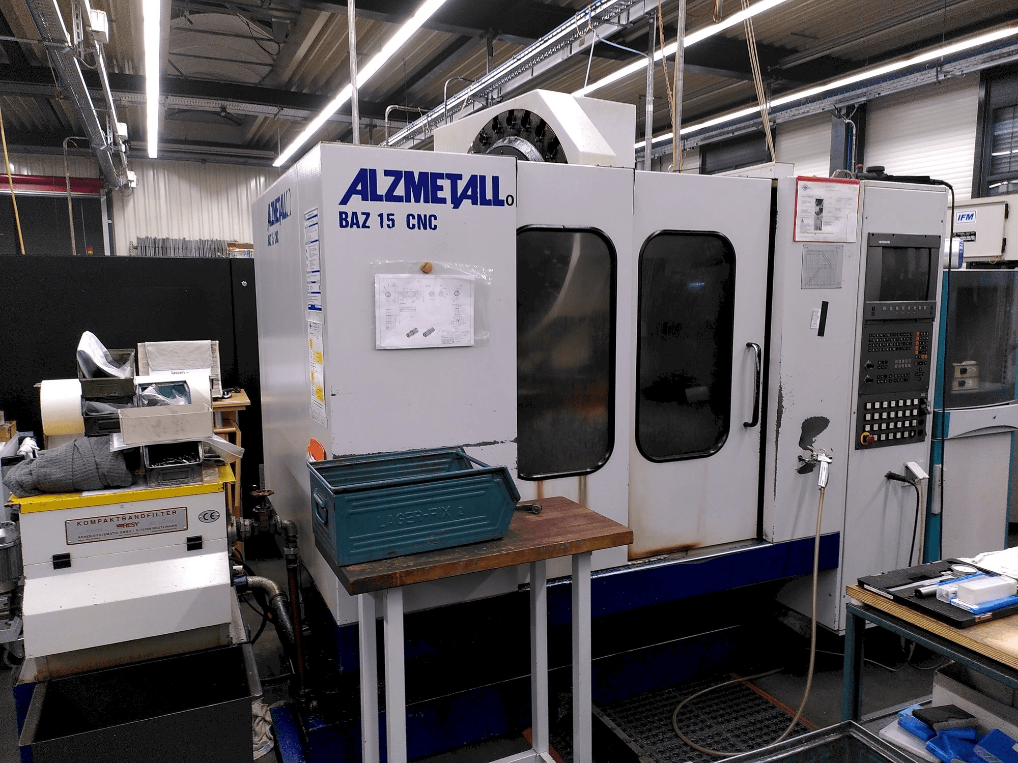 Вид станка Alzmetall BAZ 15 CNC спереди