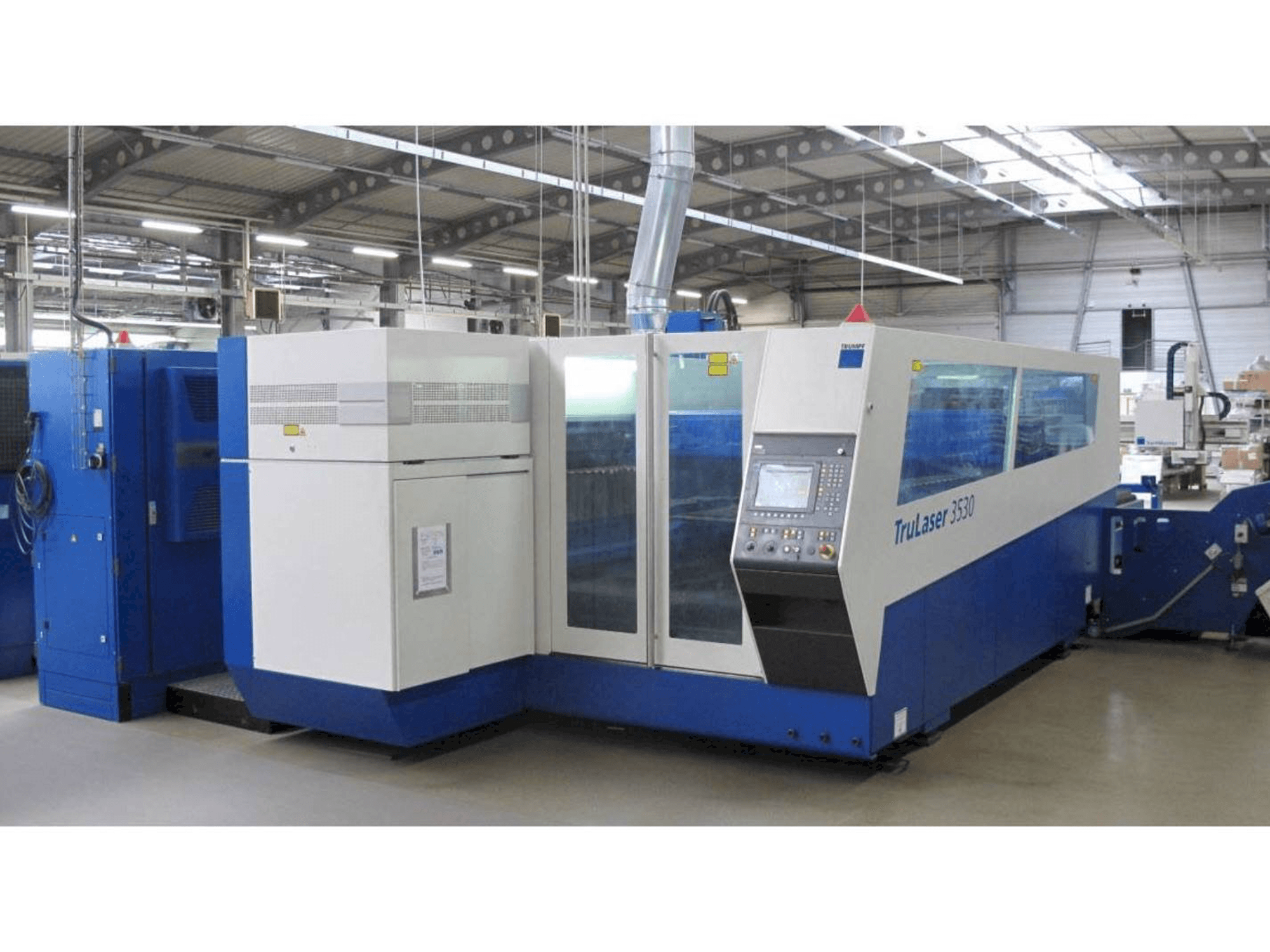 Вид станка Trumpf TruLaser 3530 + Lift Master спереди