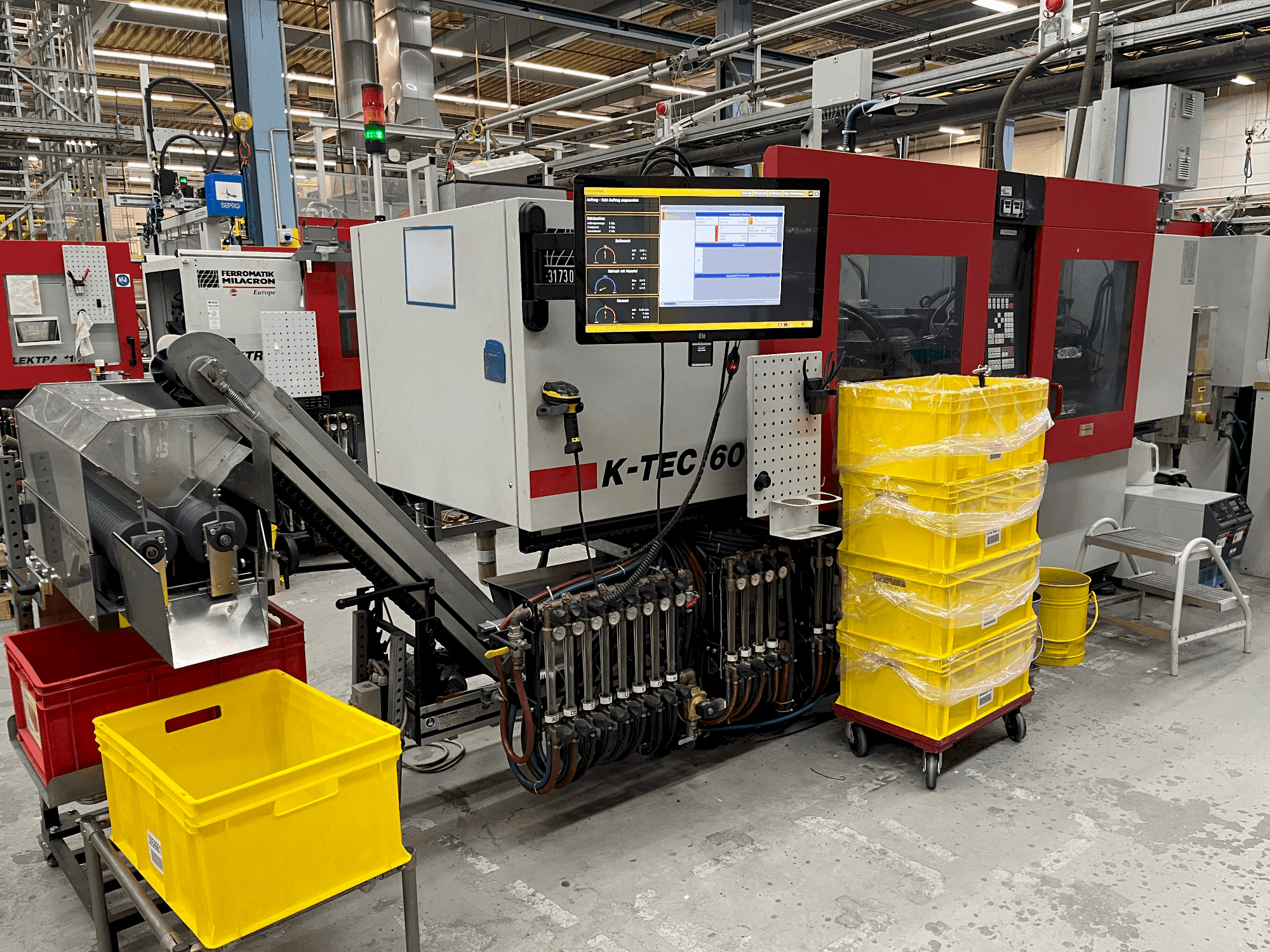 Вид станка FERROMATIK K-TEC 60 S спереди