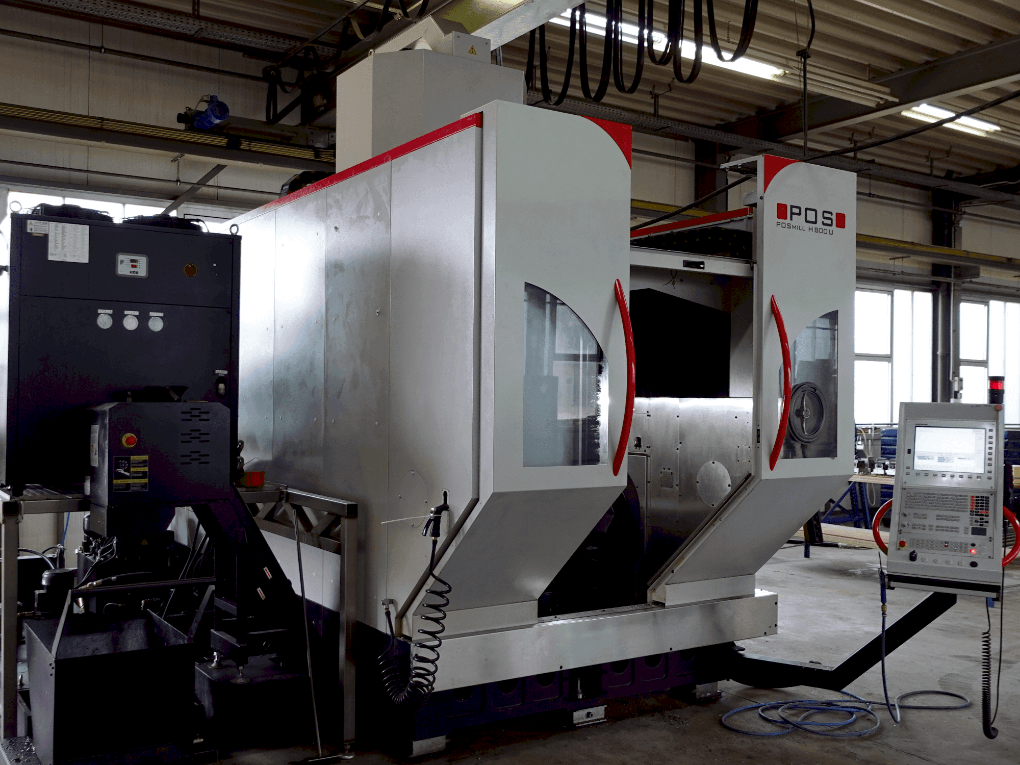 Вид станка POSmill H 800 U спереди