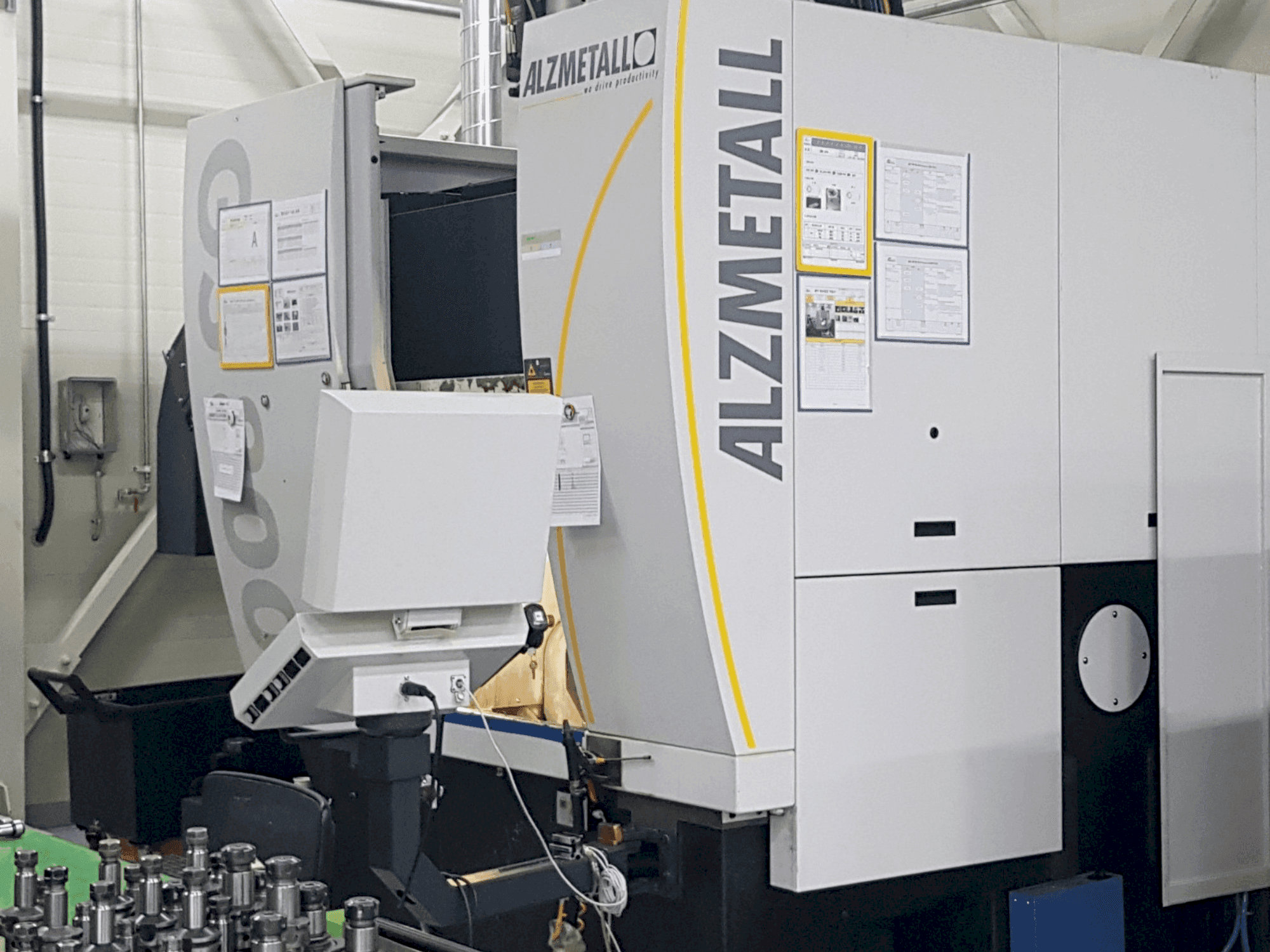 Вид станка Alzmetall GS800/5-T спереди