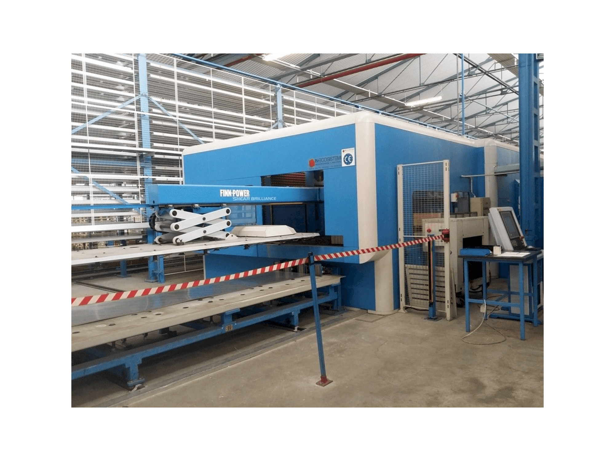 Front view of Finn-Power SB8 machine