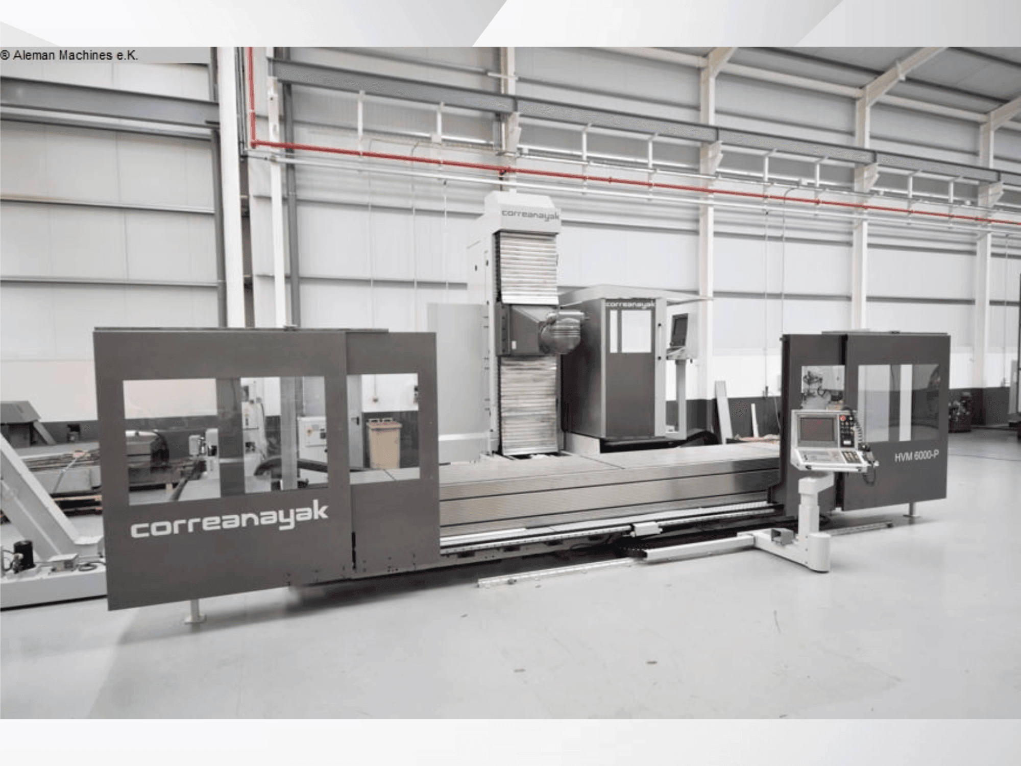 Вид станка ANAYAK HVM 6000 спереди