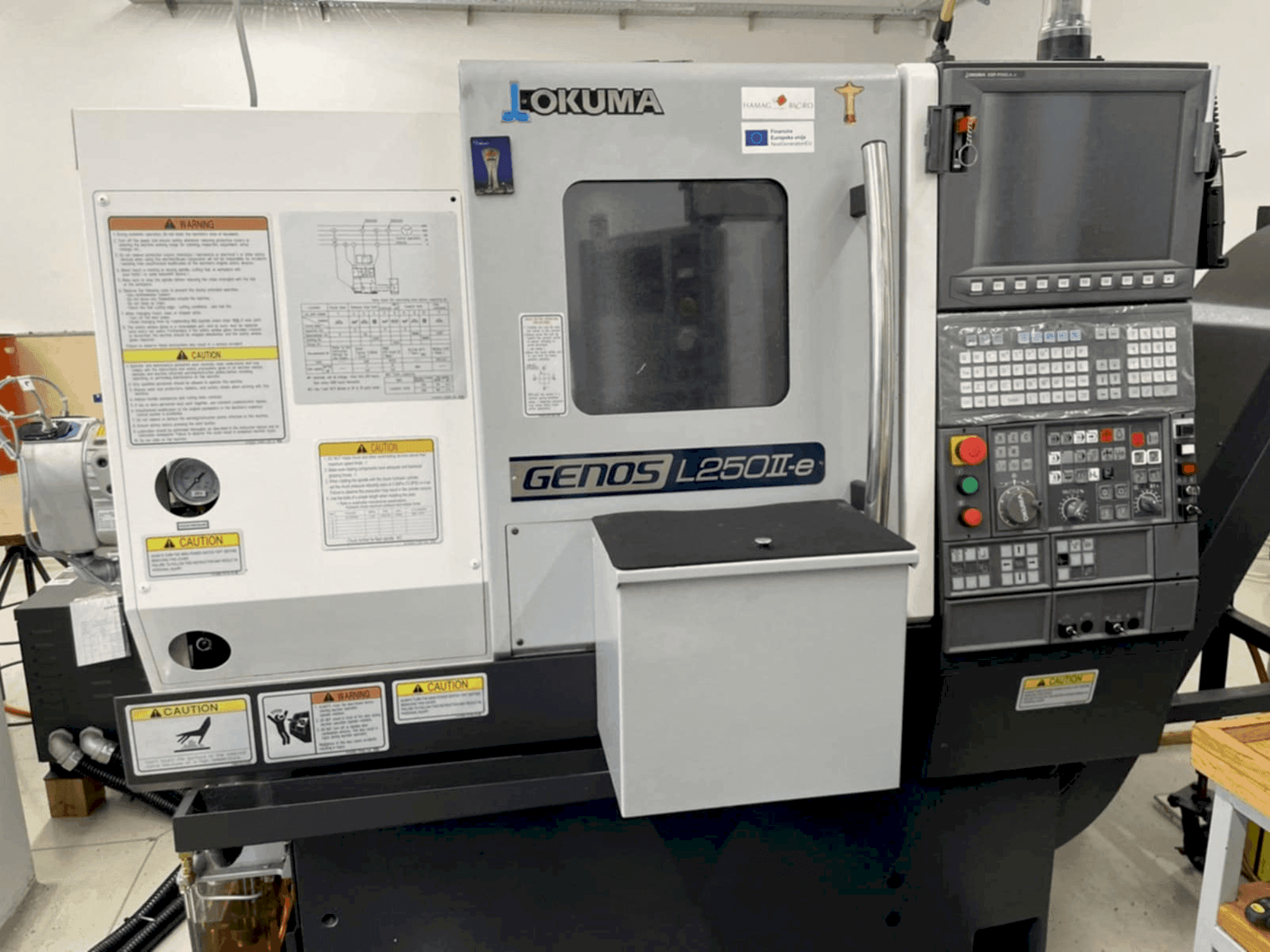 Вид станка Okuma GENOS L250IIe спереди