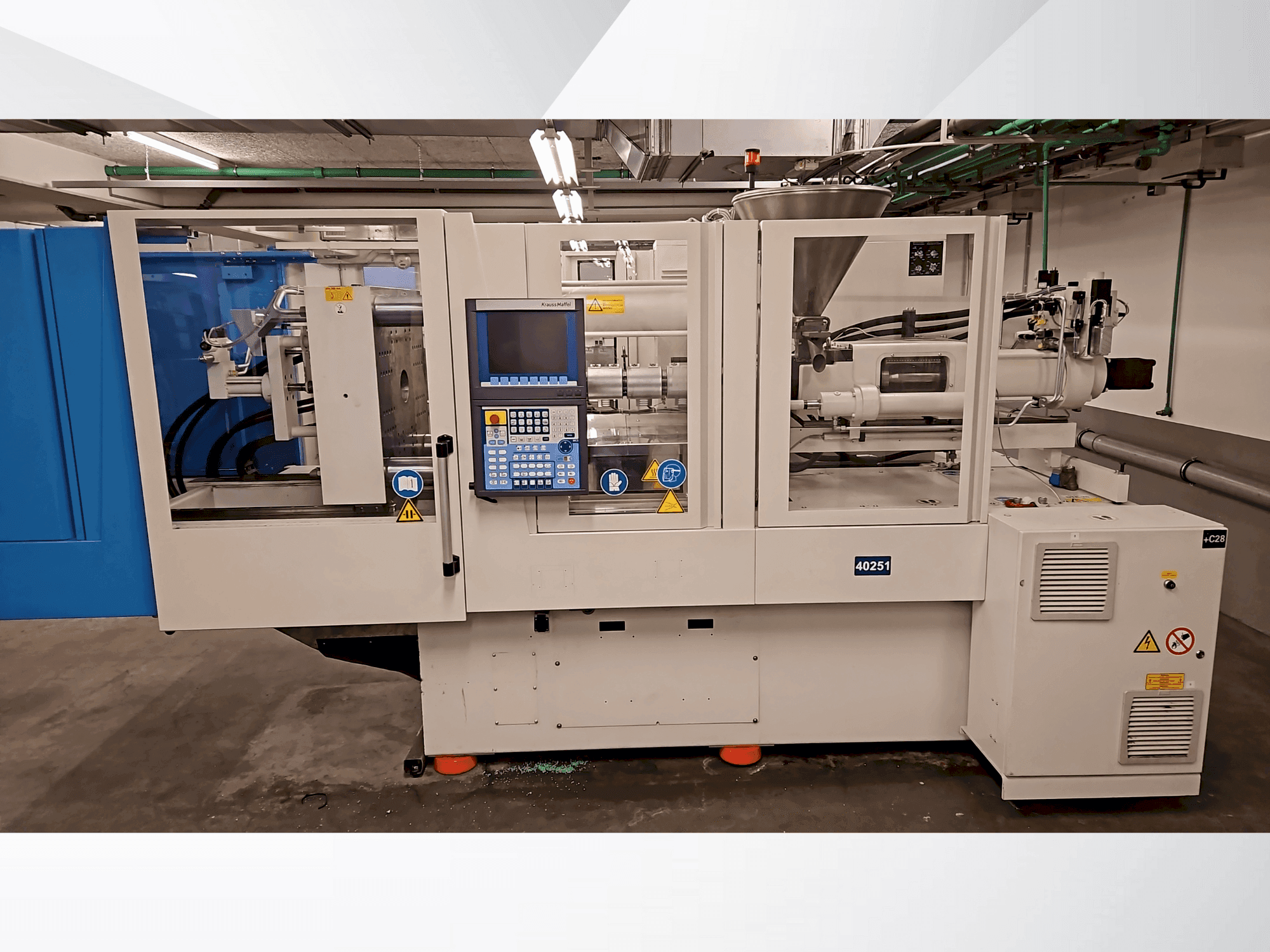 Вид станка Krauss Maffei 110-750 CX спереди