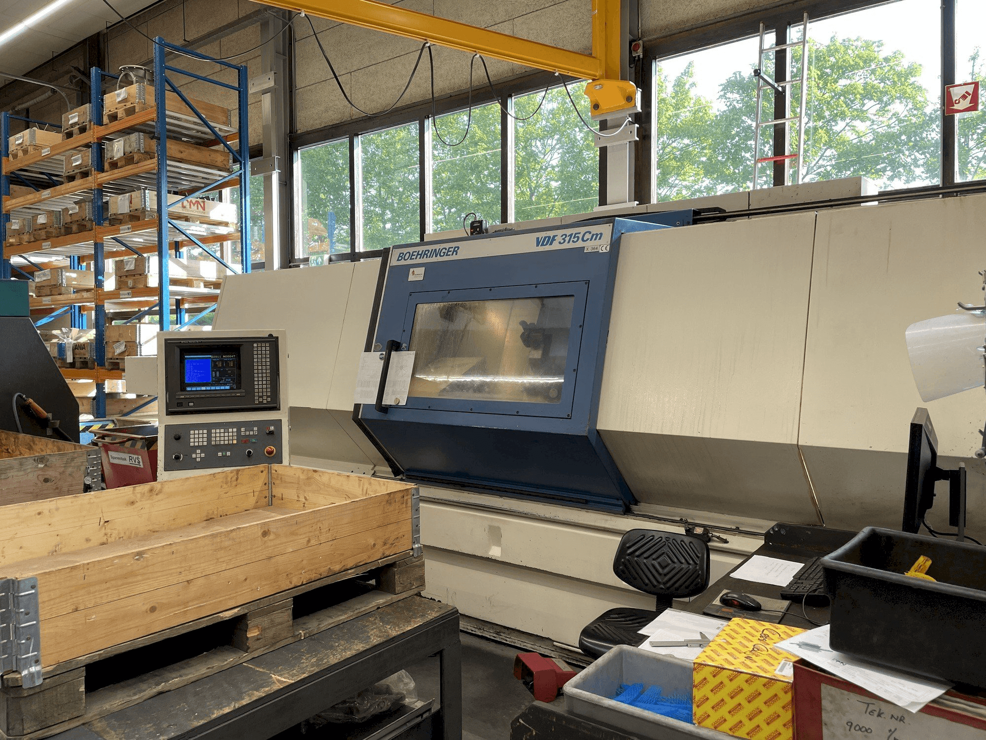 Вид станка BOEHRINGER VDF 315 CM спереди