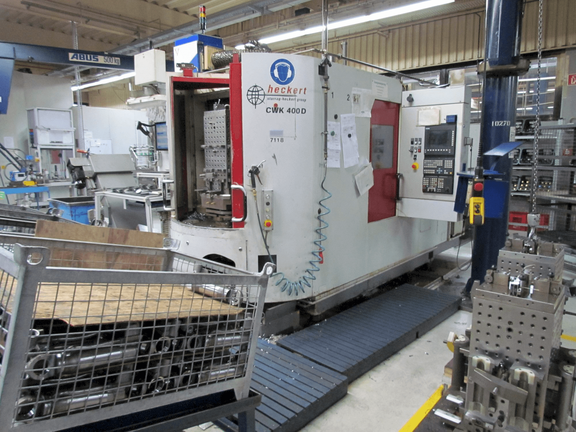 Вид станка Heckert CWK 400 D спереди