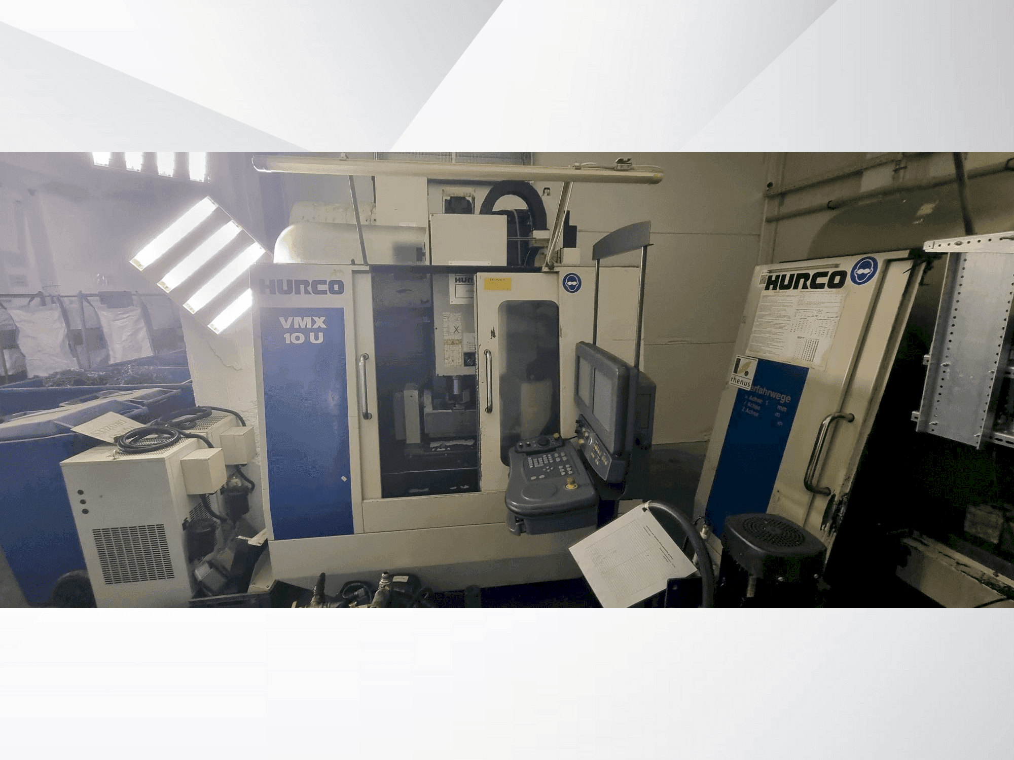 Вид станка Hurco VMX 10U спереди