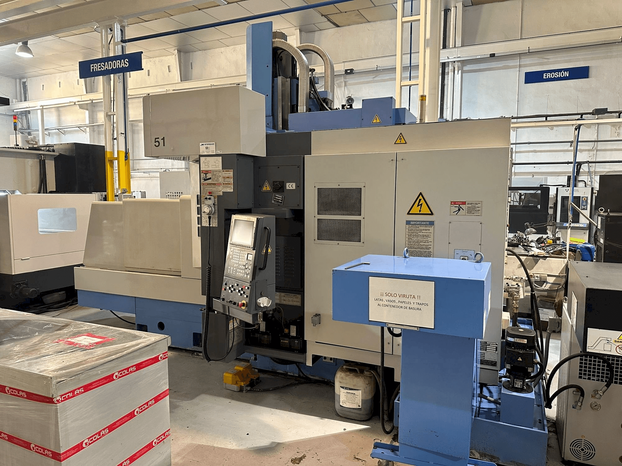 Вид станка Mazak FJV-35/60 спереди