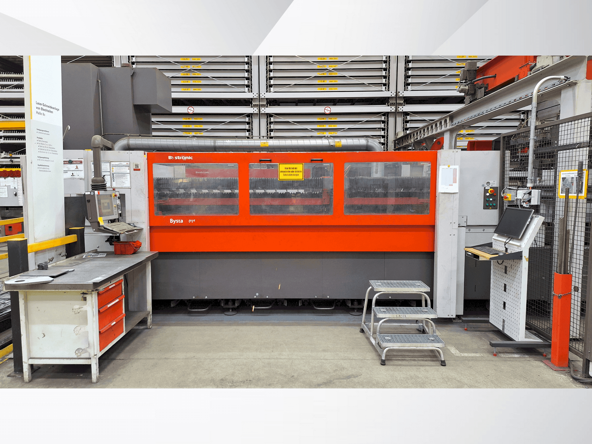 Вид станка Bystronic Bystar 3015 спереди