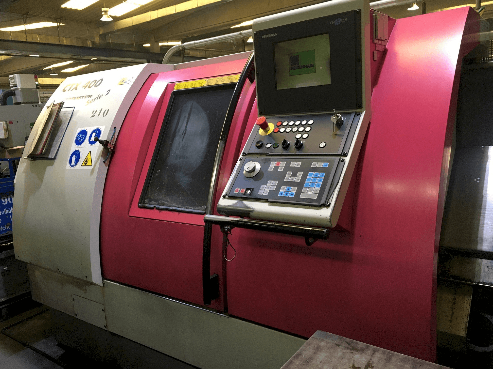 Front view of Gildemeister CTX-400 S2 machine