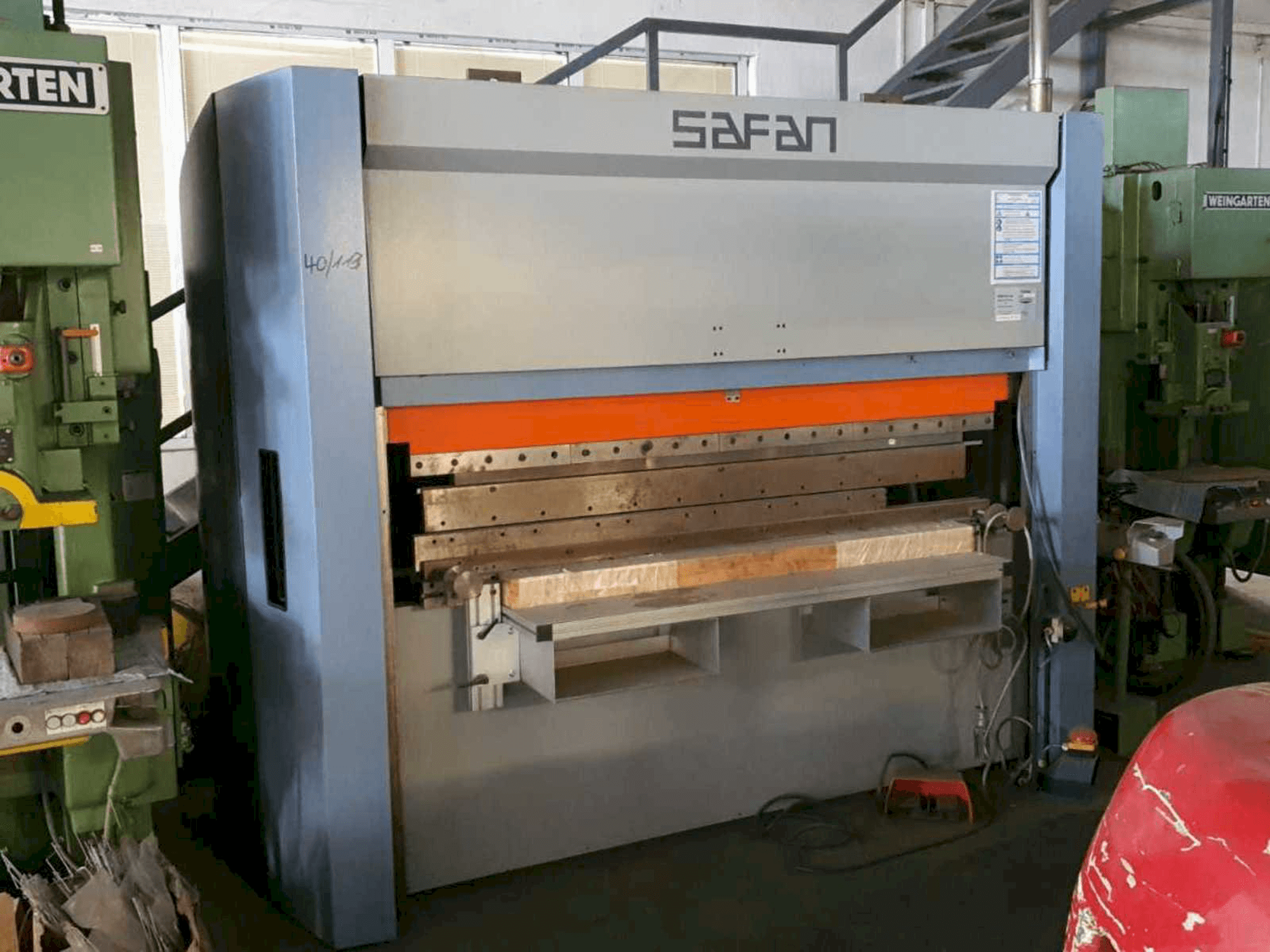 Вид станка Safan SMK-K 40-2050 TS1 спереди