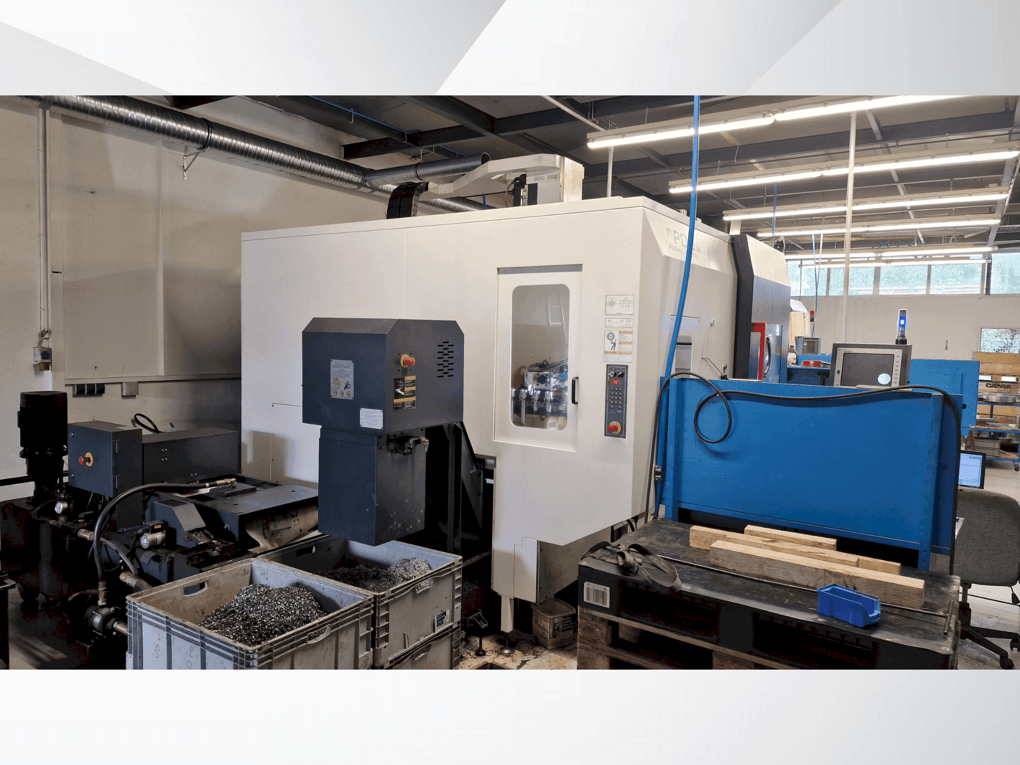 Вид станка POSmill H 500 U спереди