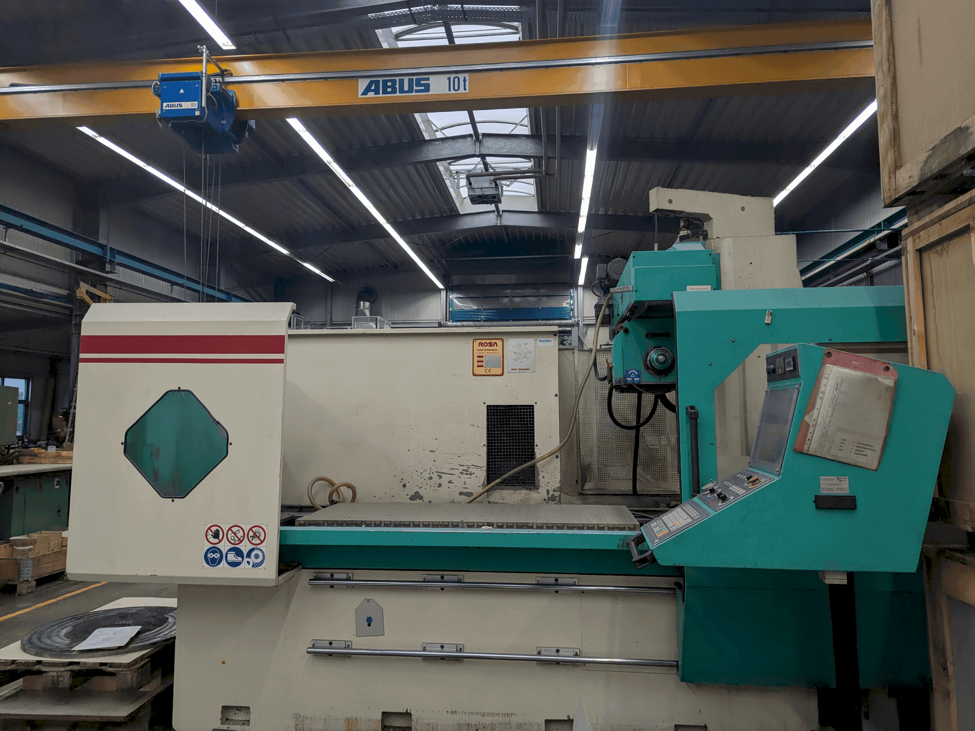 Вид станка ROSA ERMANDO Linea Silver 16.8 спереди