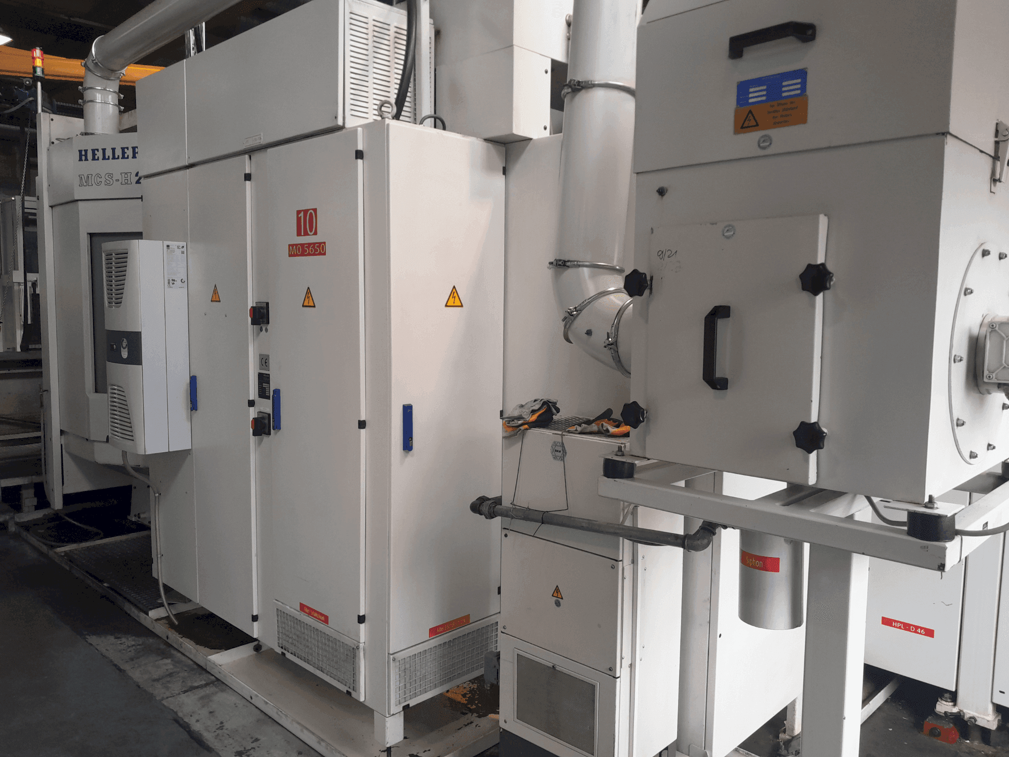 Вид станка HELLER MCS-H 250 спереди