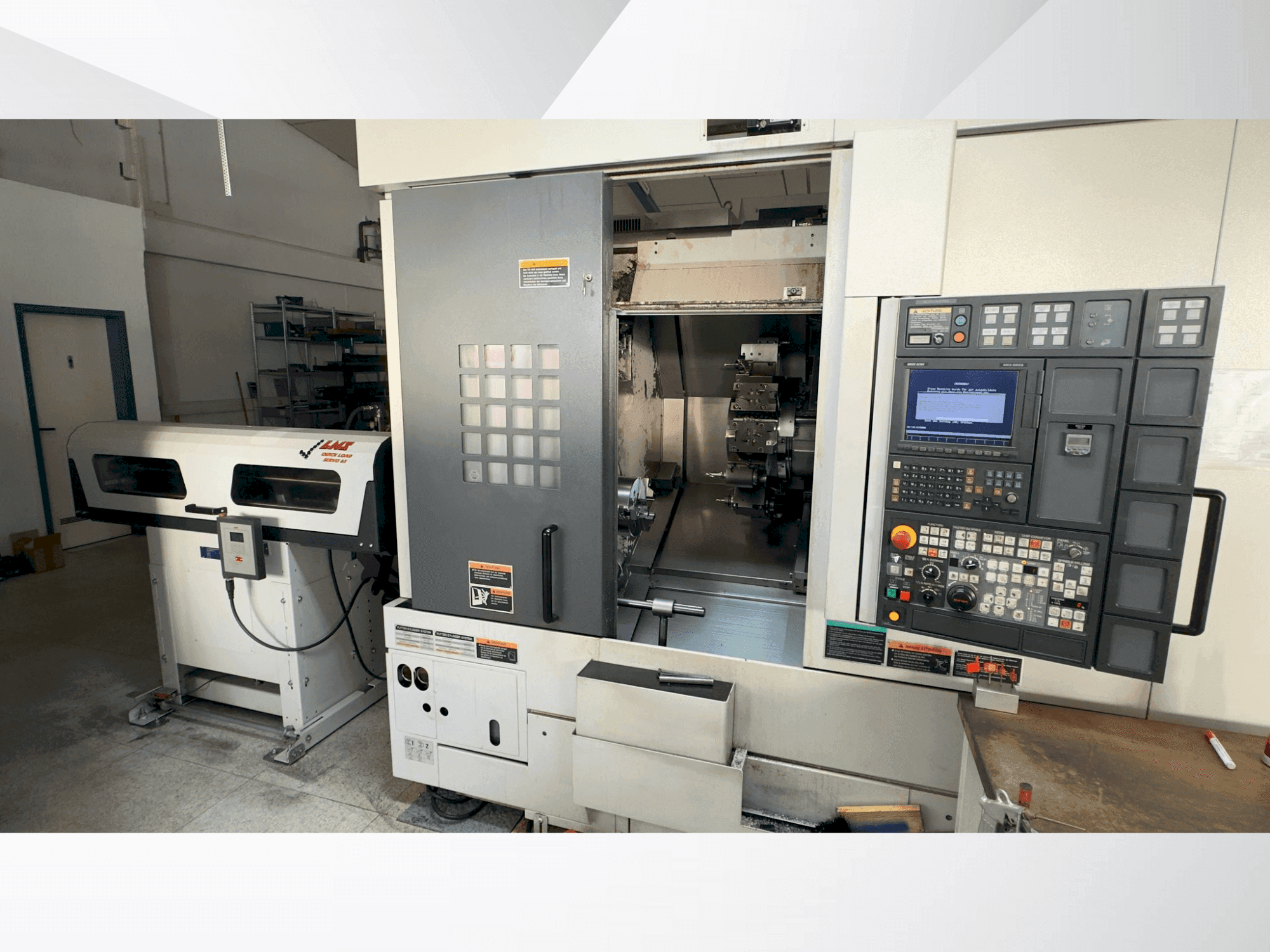 Вид станка MORI SEIKI NL 2000 SY /500 спереди