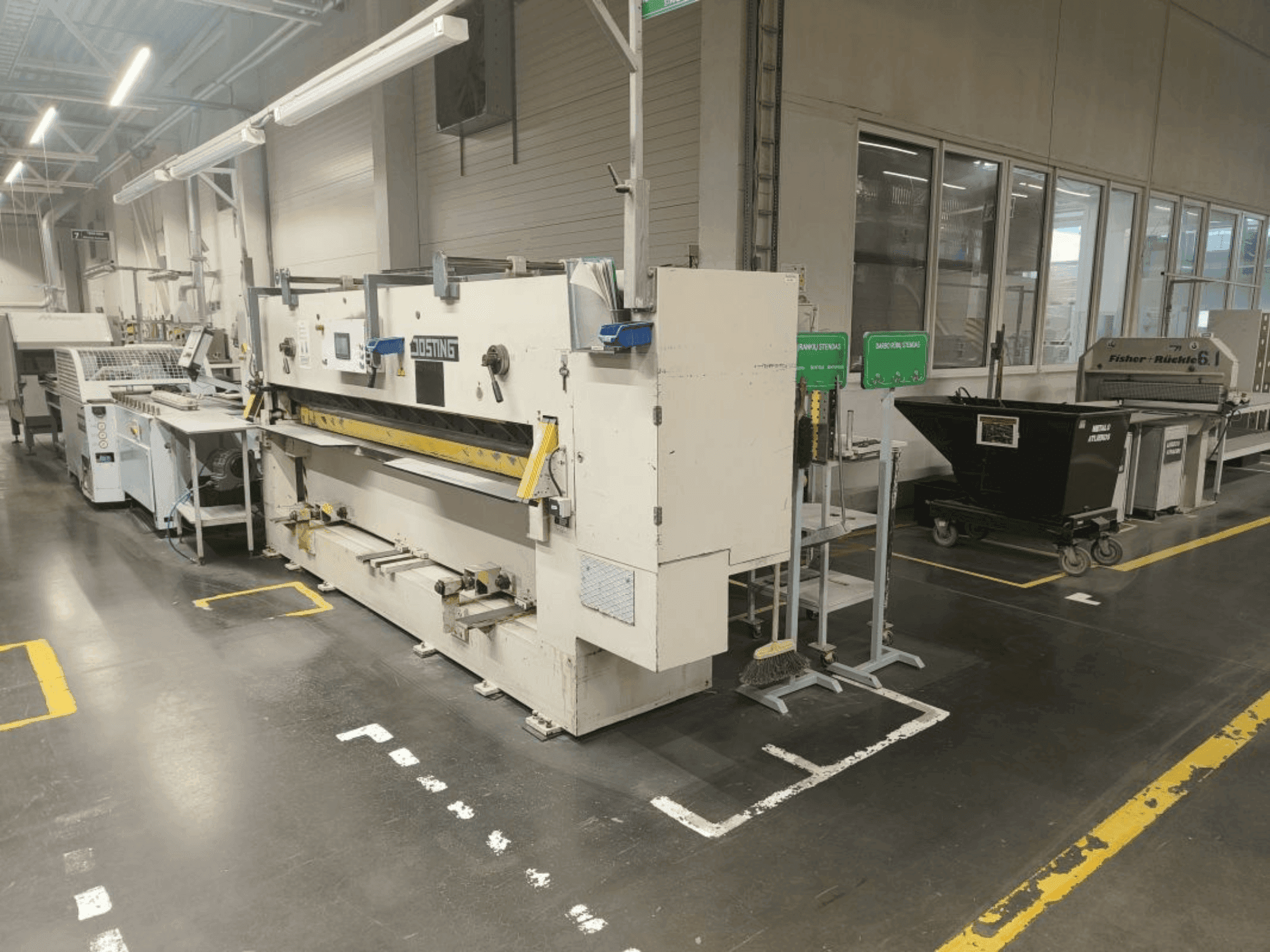 Вид станка JOSTING ZFS 2800 спереди