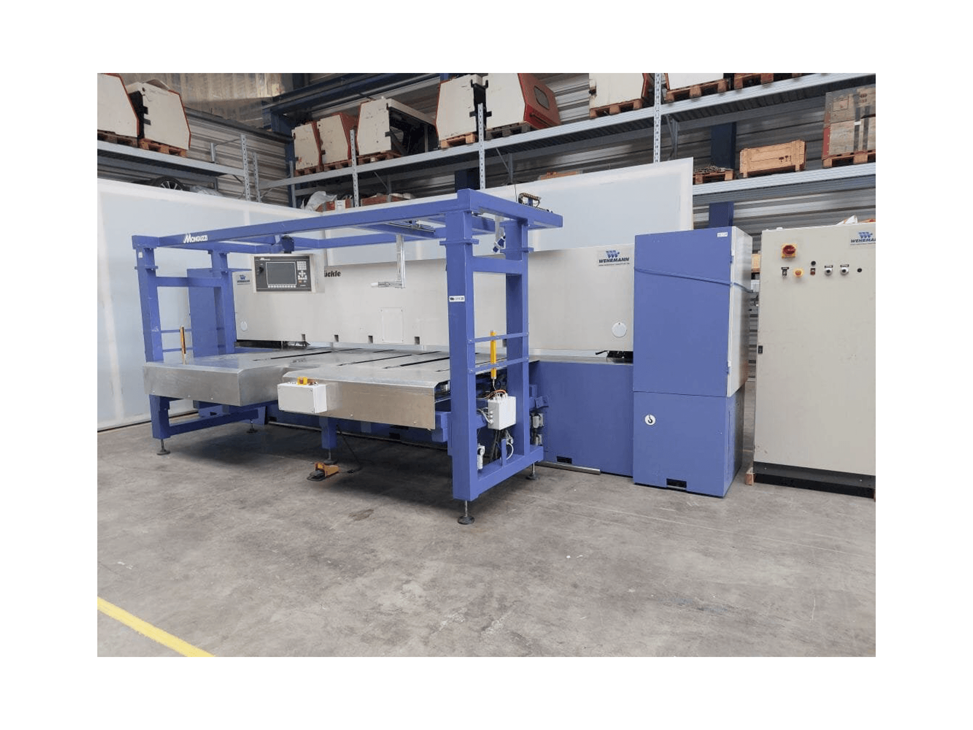 Вид станка FISCHER & RüCKLE Veneer scissors спереди