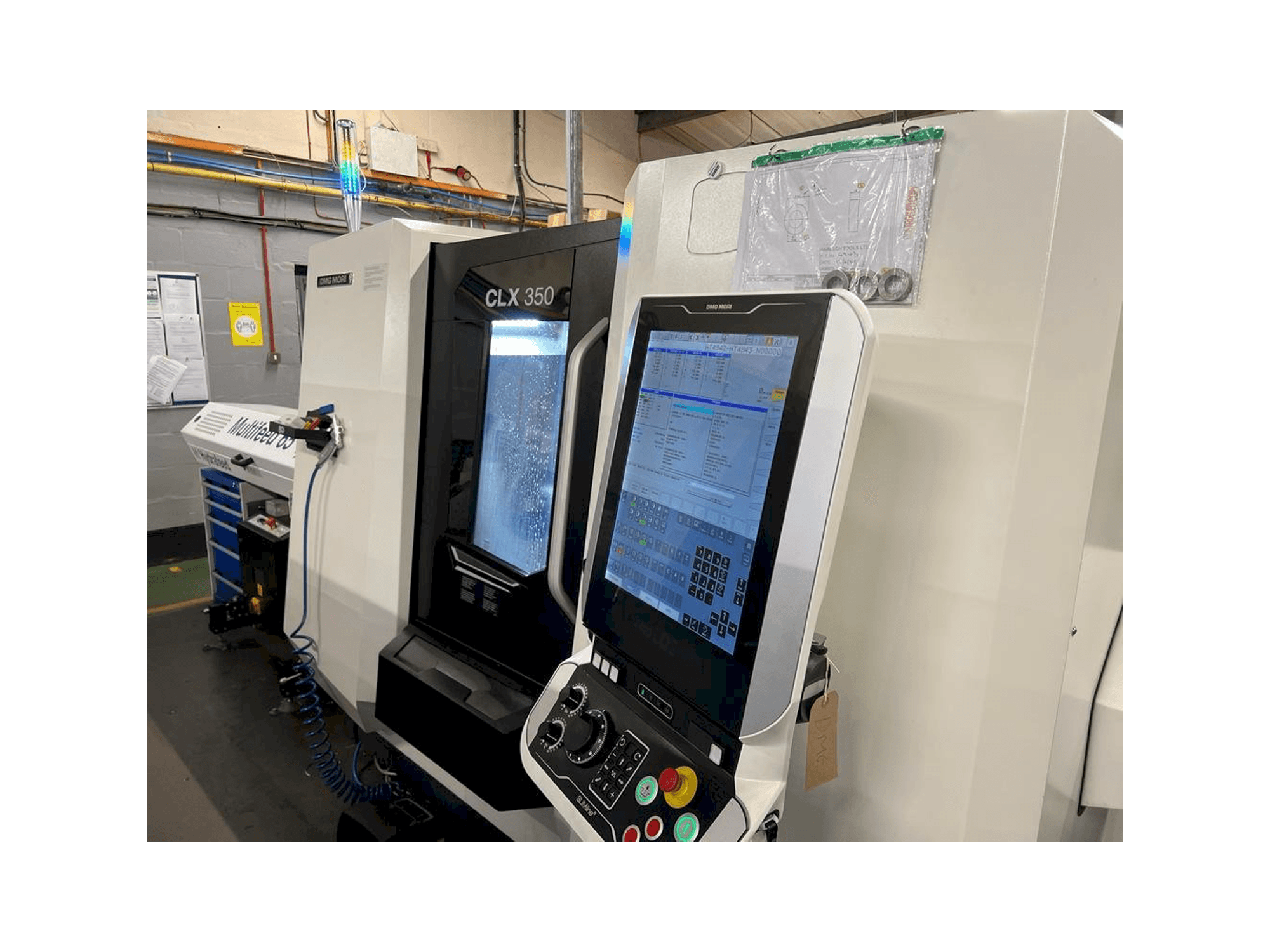 Вид станка DMG MORI CLX 350 спереди