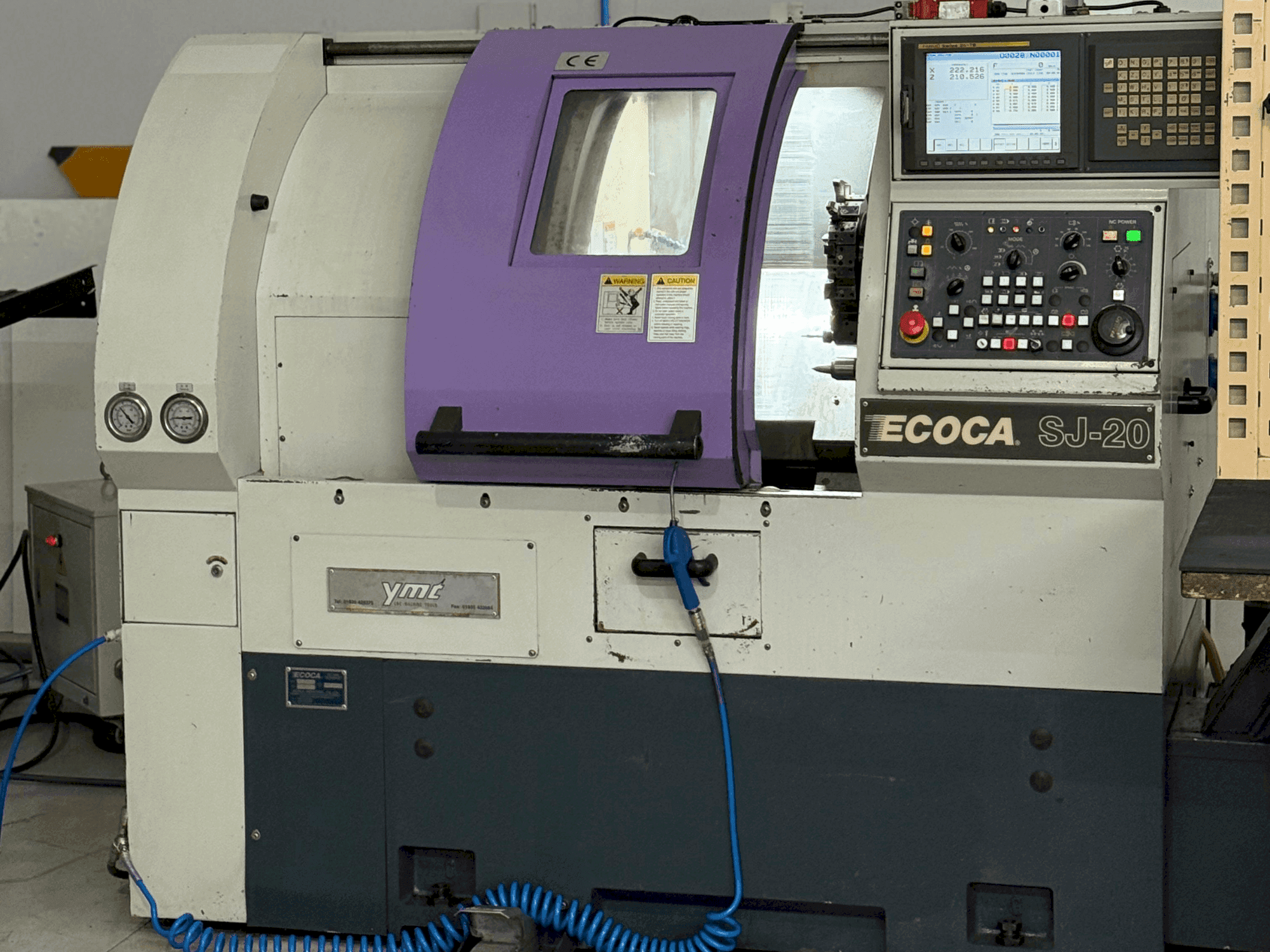 Вид станка ECOCA SJ-20 спереди